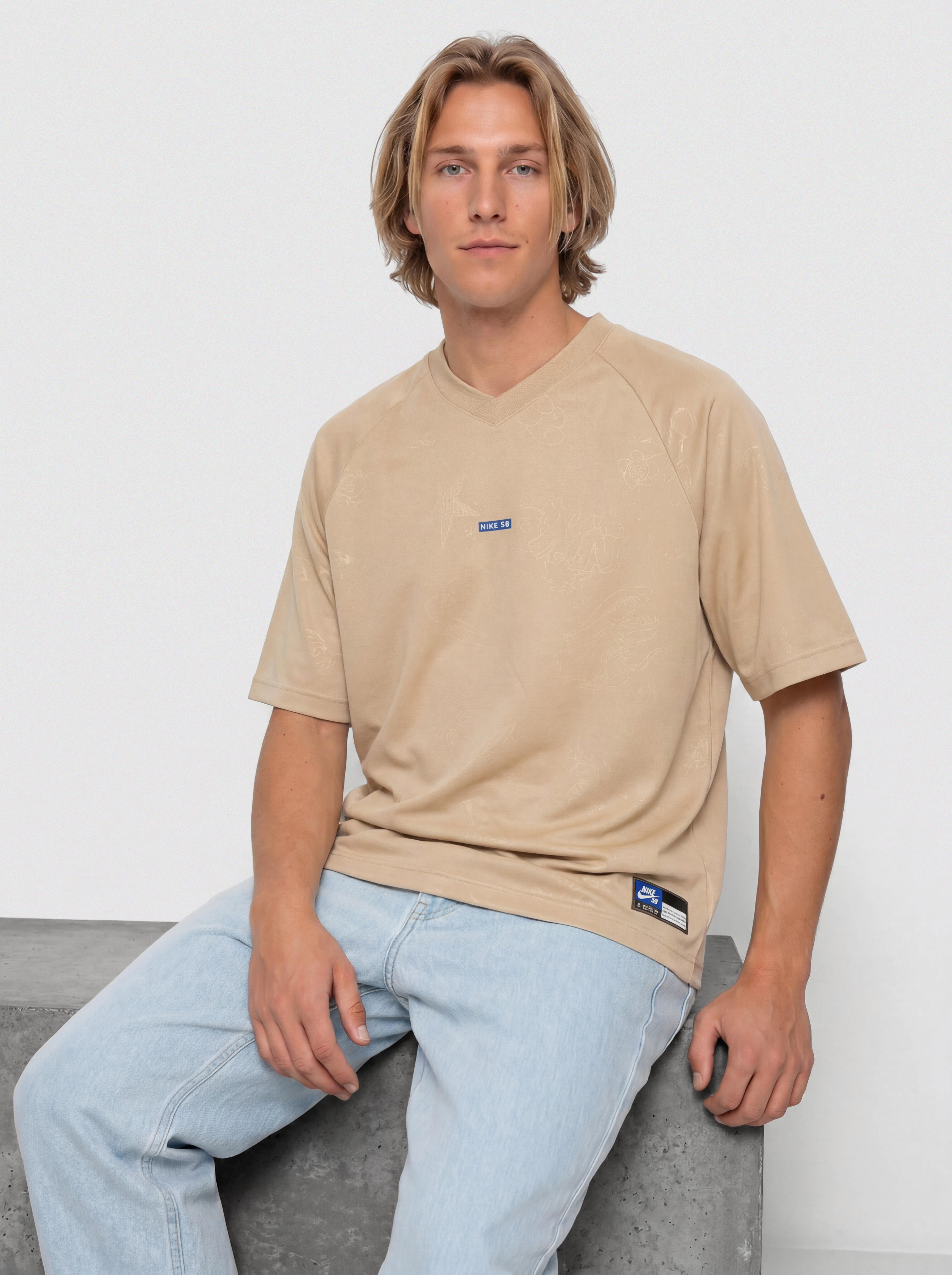 Tricou Nike SB Desk Doodle (linen)
