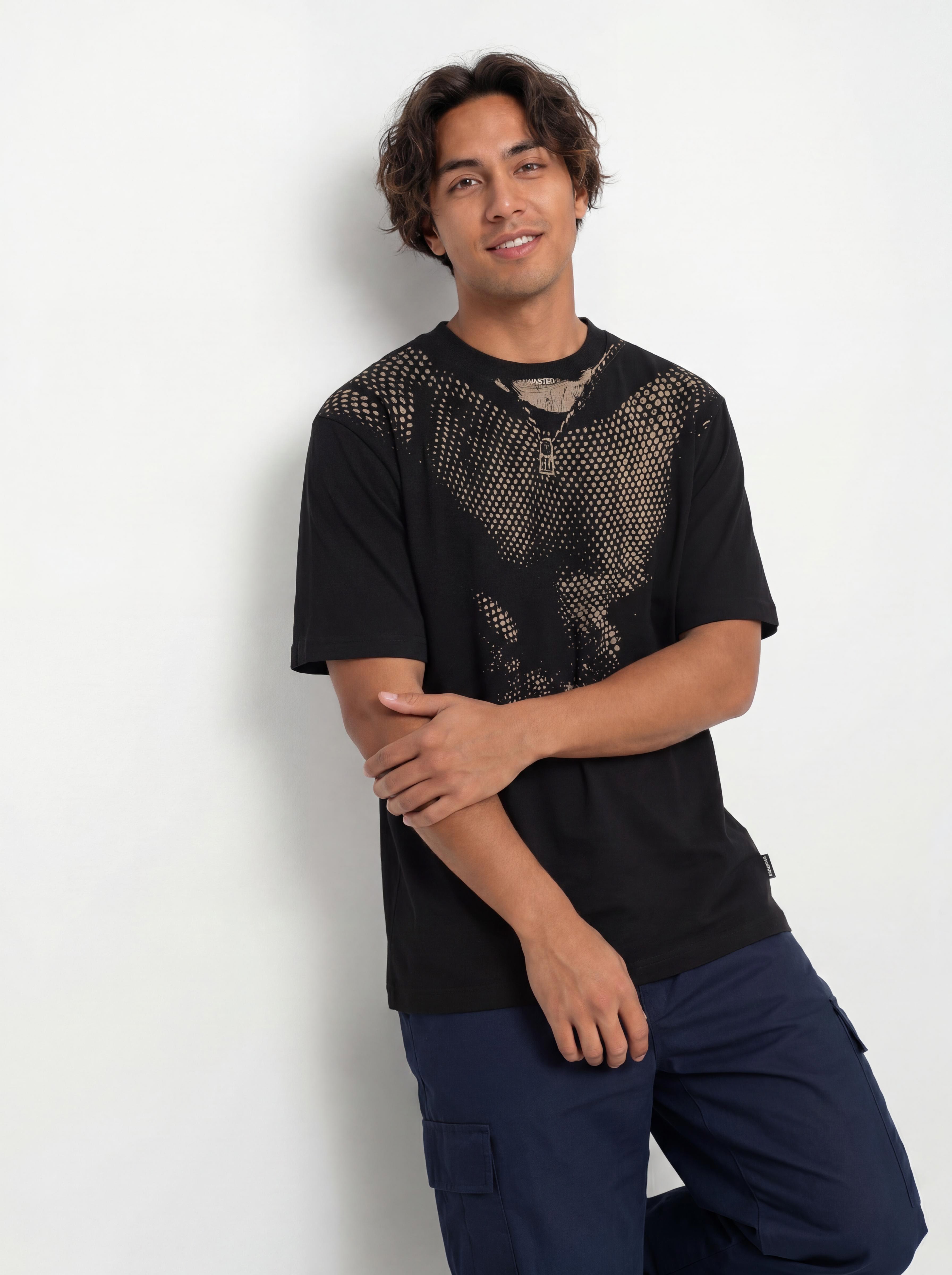Tricou Wasted Paris Nevermind (black)