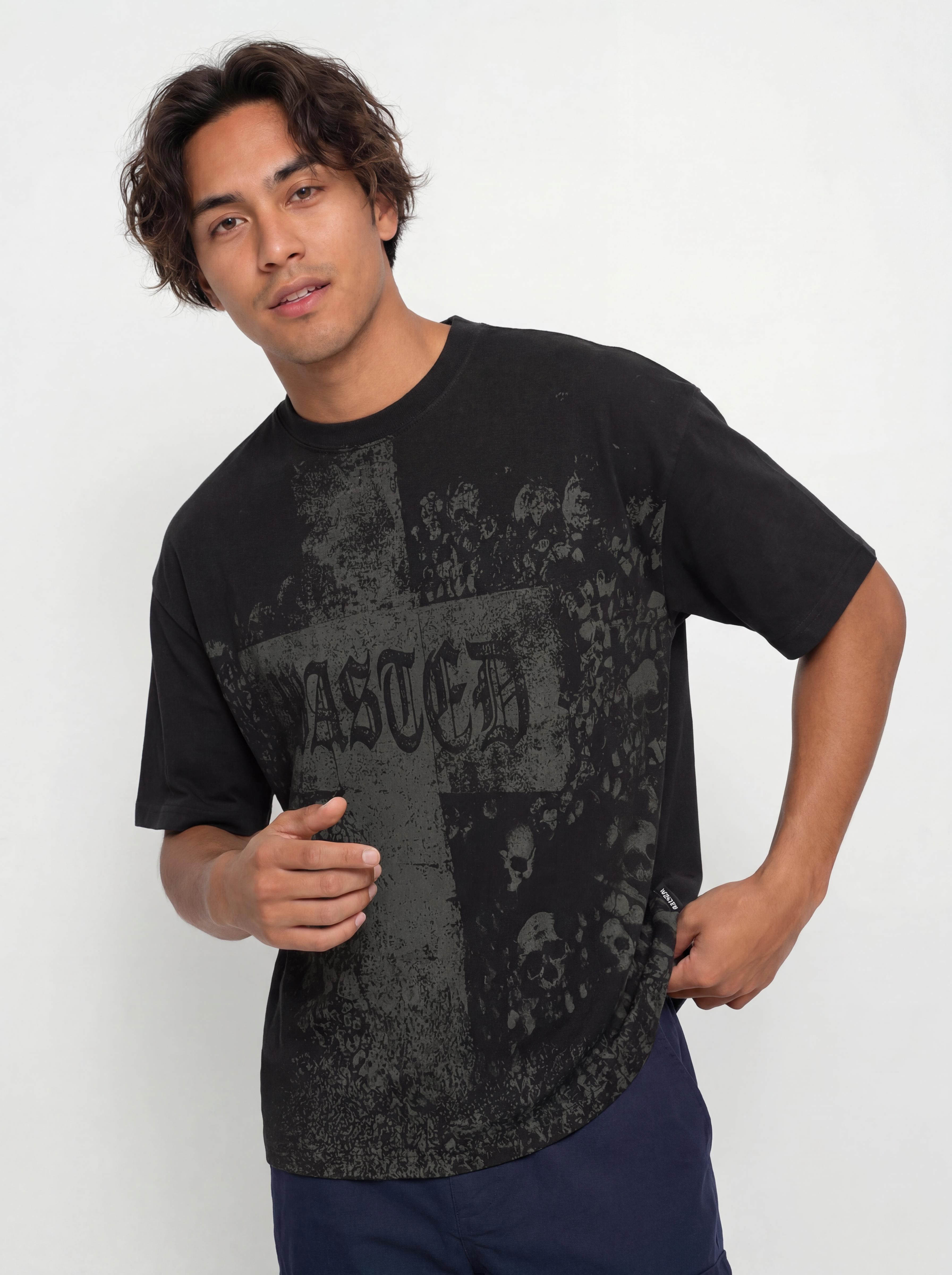 Tricou Wasted Paris Catacombs Boxy