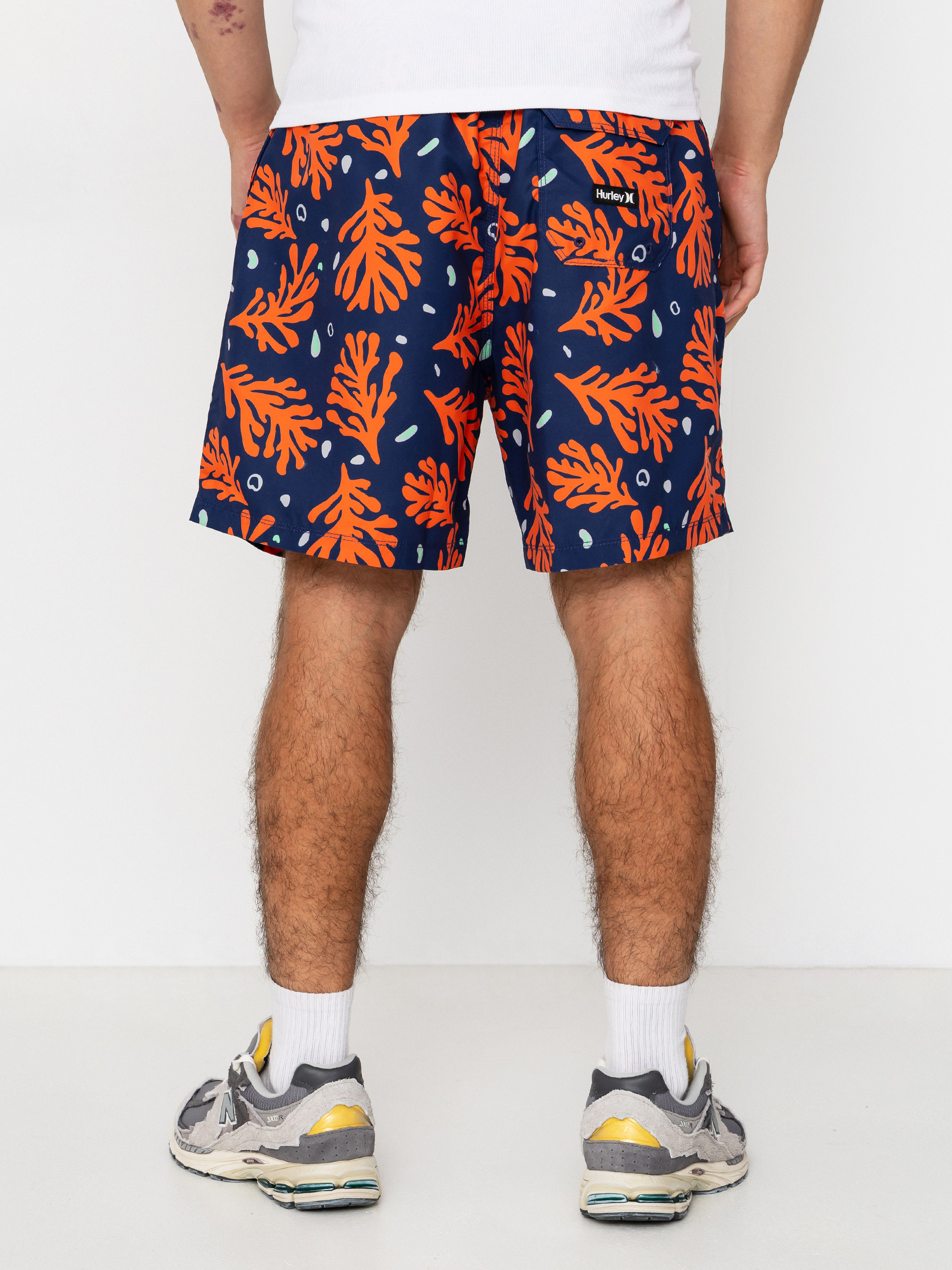 Pantaloni scurți Hurley Volley Icon Coral (destroyer)
