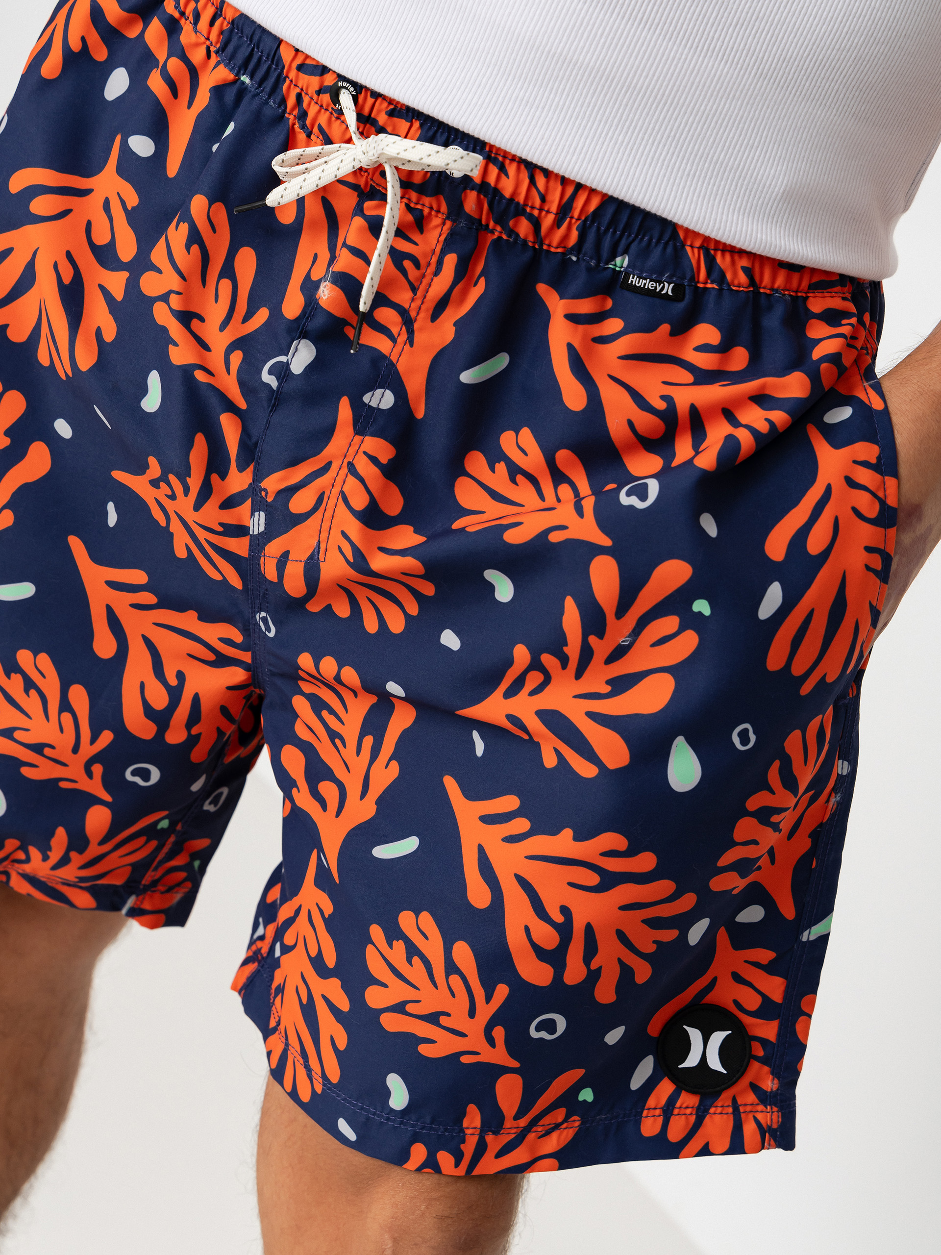 Pantaloni scurți Hurley Volley Icon Coral (destroyer)