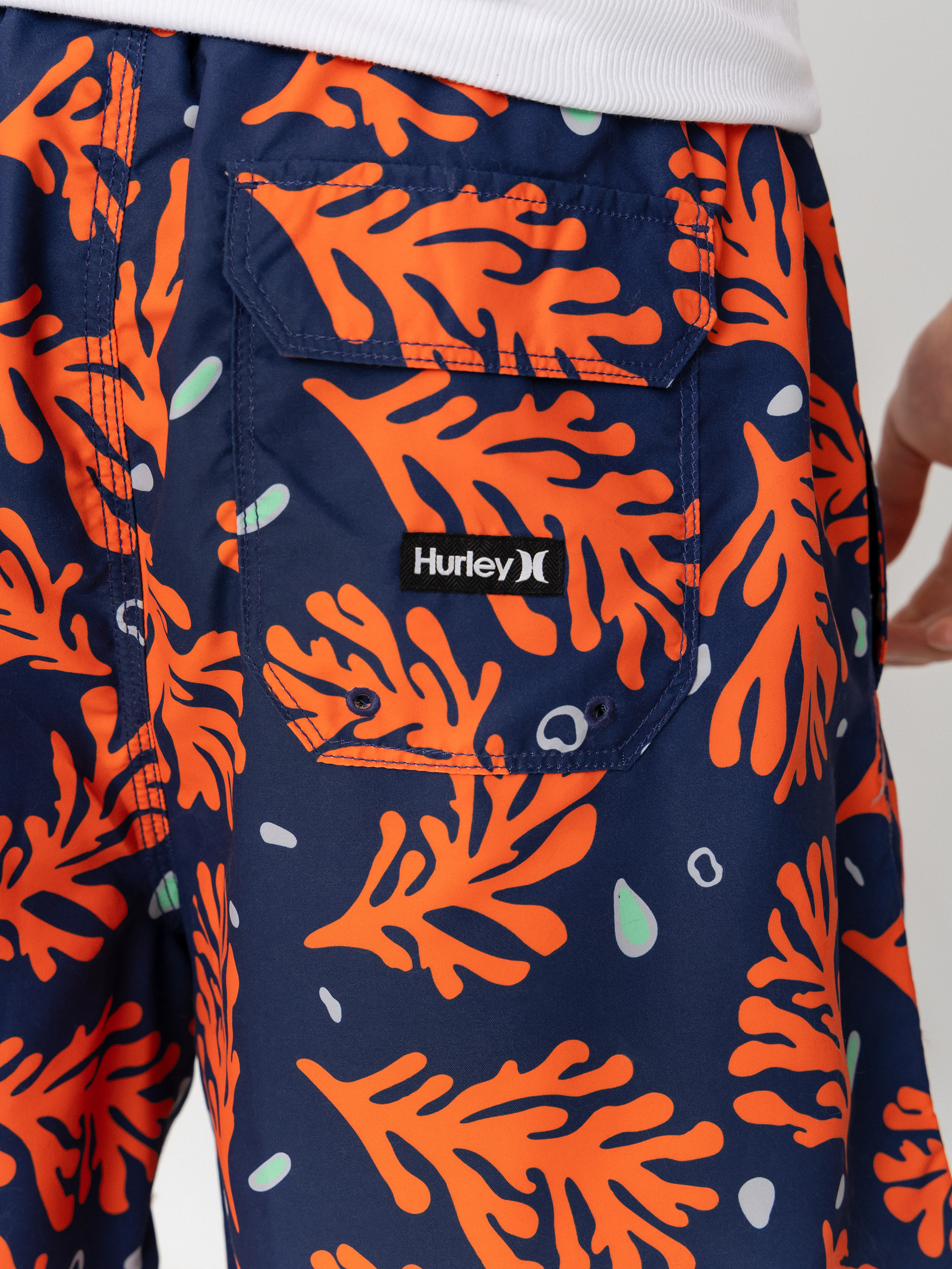Pantaloni scurți Hurley Volley Icon Coral (destroyer)