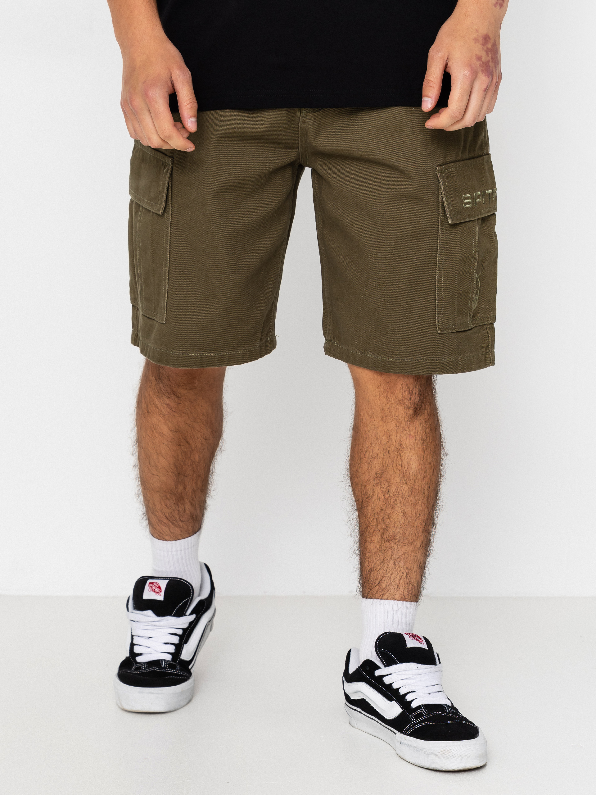 Pantaloni scurți Spitfire Classic 87 Cargo (olive)