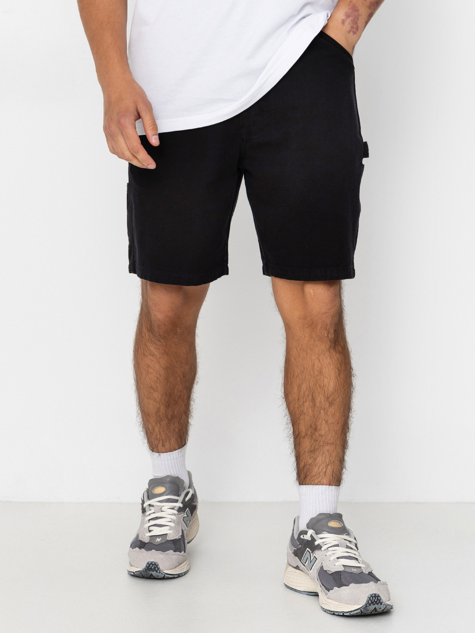 Pantaloni scuru021bi Deus Ex Machina Big Fella Chambray (black)