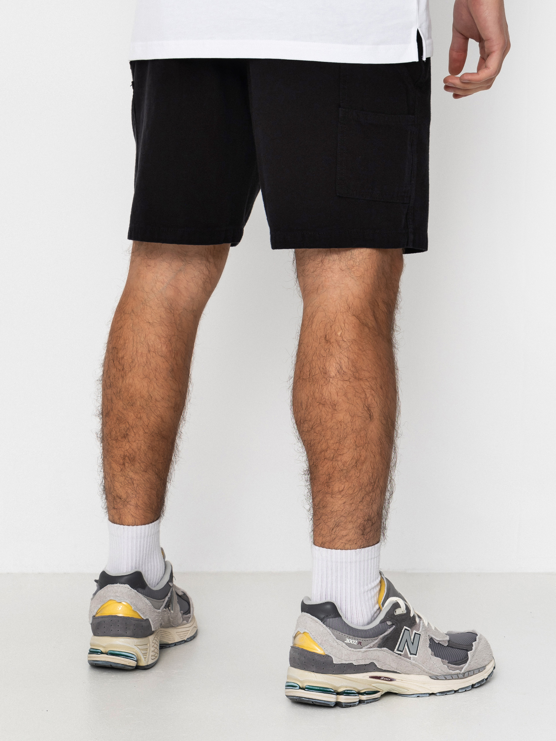 Pantaloni scurți Deus Ex Machina Big Fella Chambray (black)