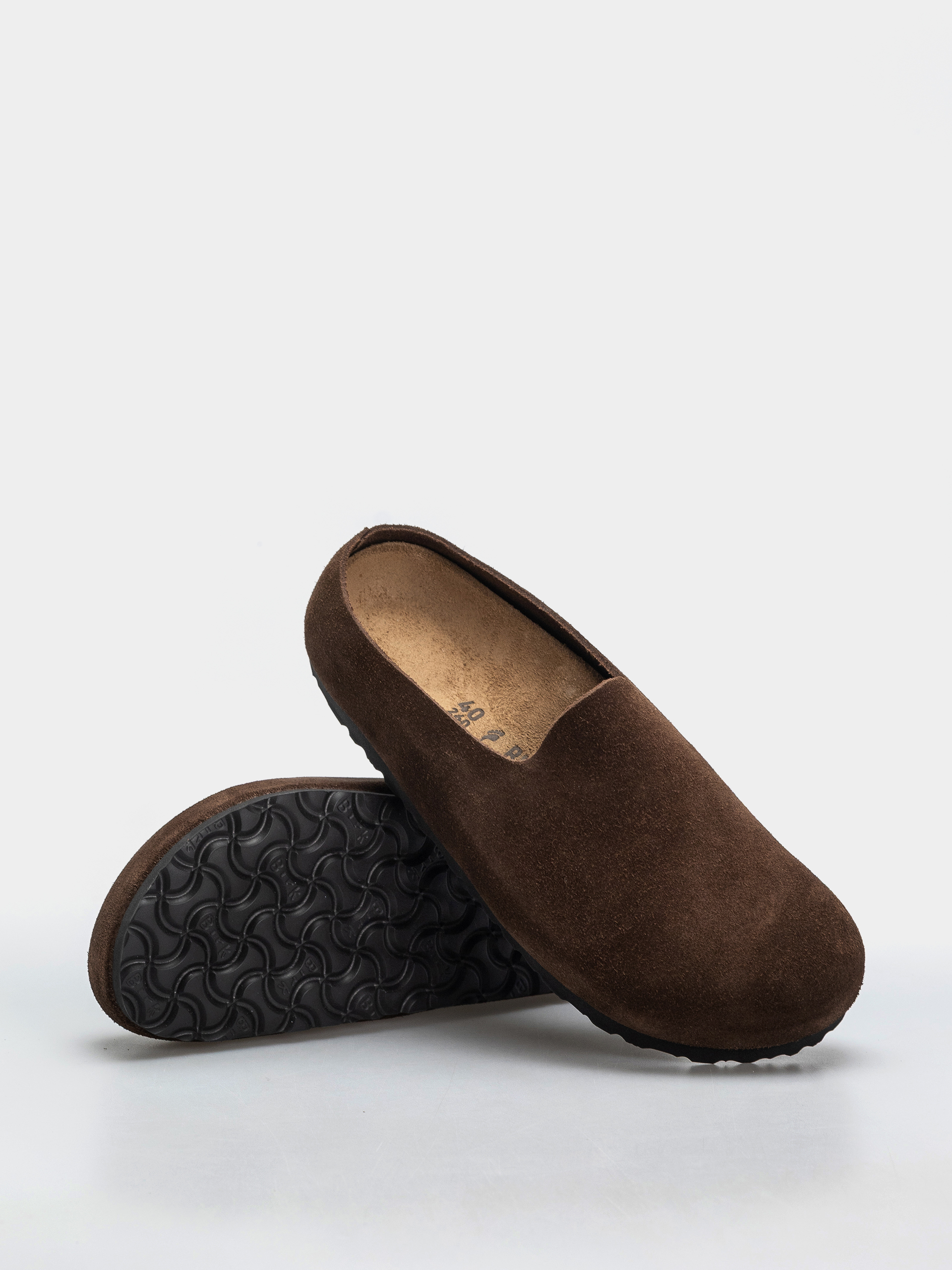 Șlapi Birkenstock Amsterdam Wrapped Suede Leather Narrow (carafe)