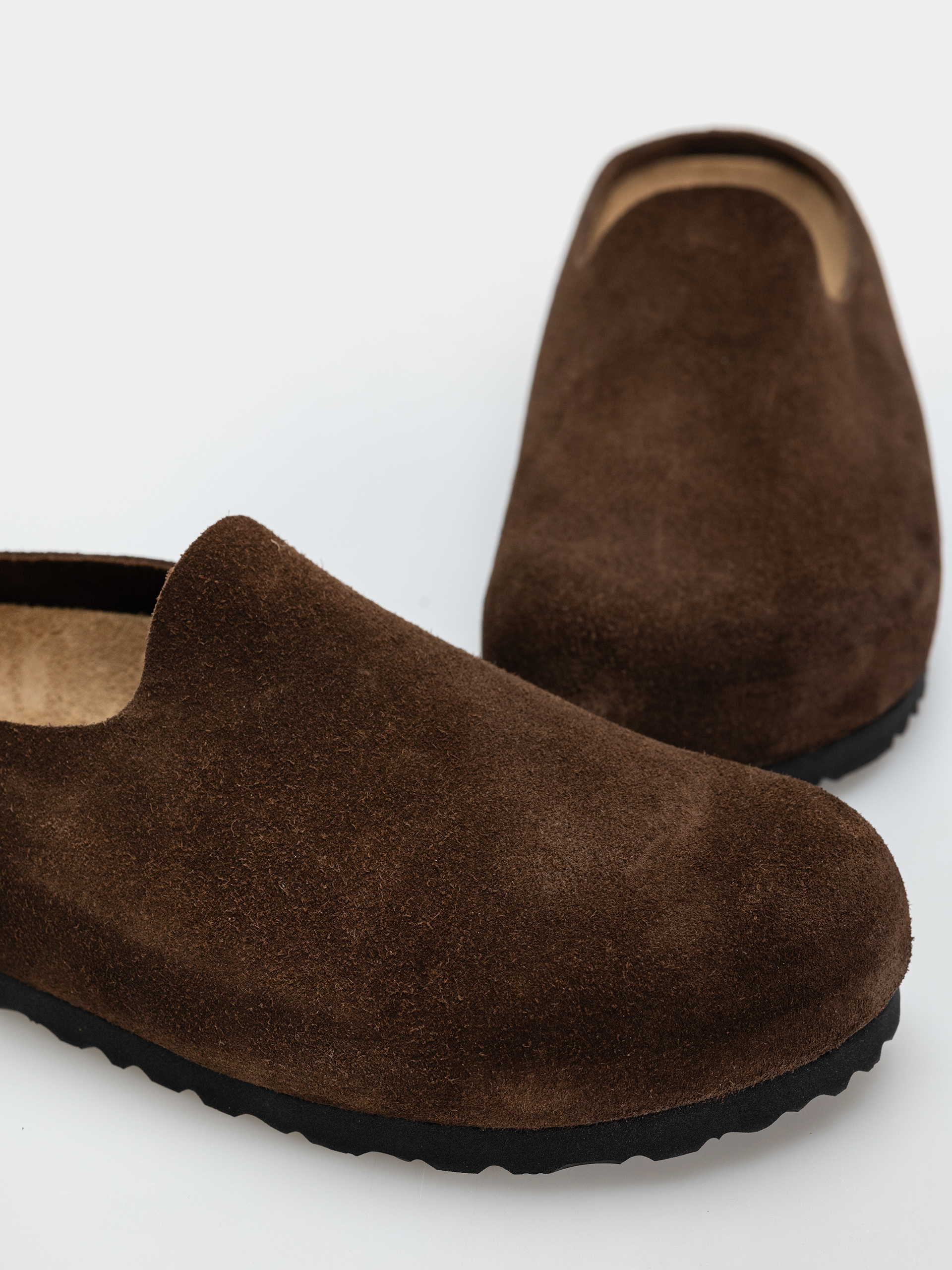 Șlapi Birkenstock Amsterdam Wrapped Suede Leather Narrow (carafe)