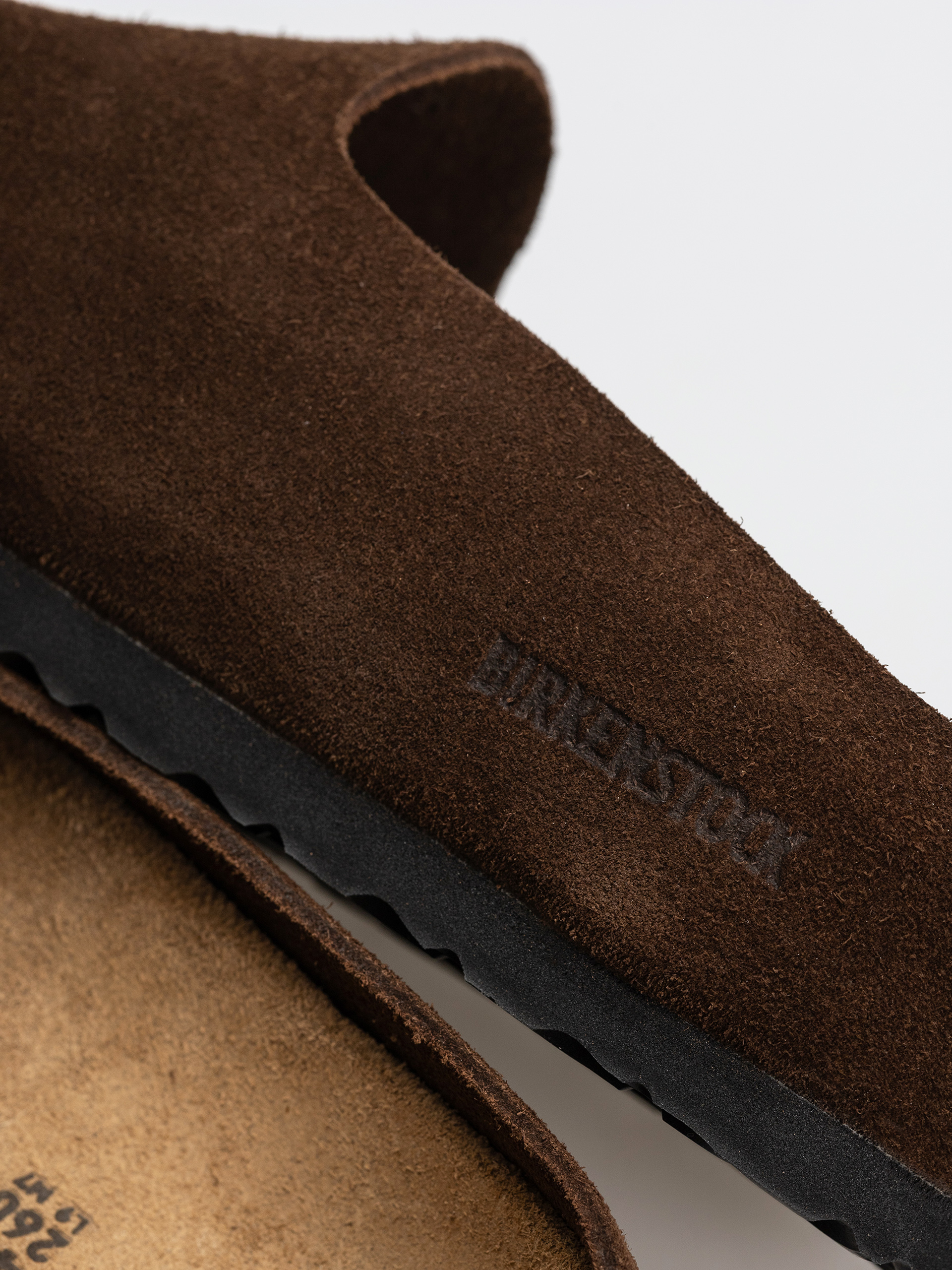 Șlapi Birkenstock Amsterdam Wrapped Suede Leather Narrow (carafe)