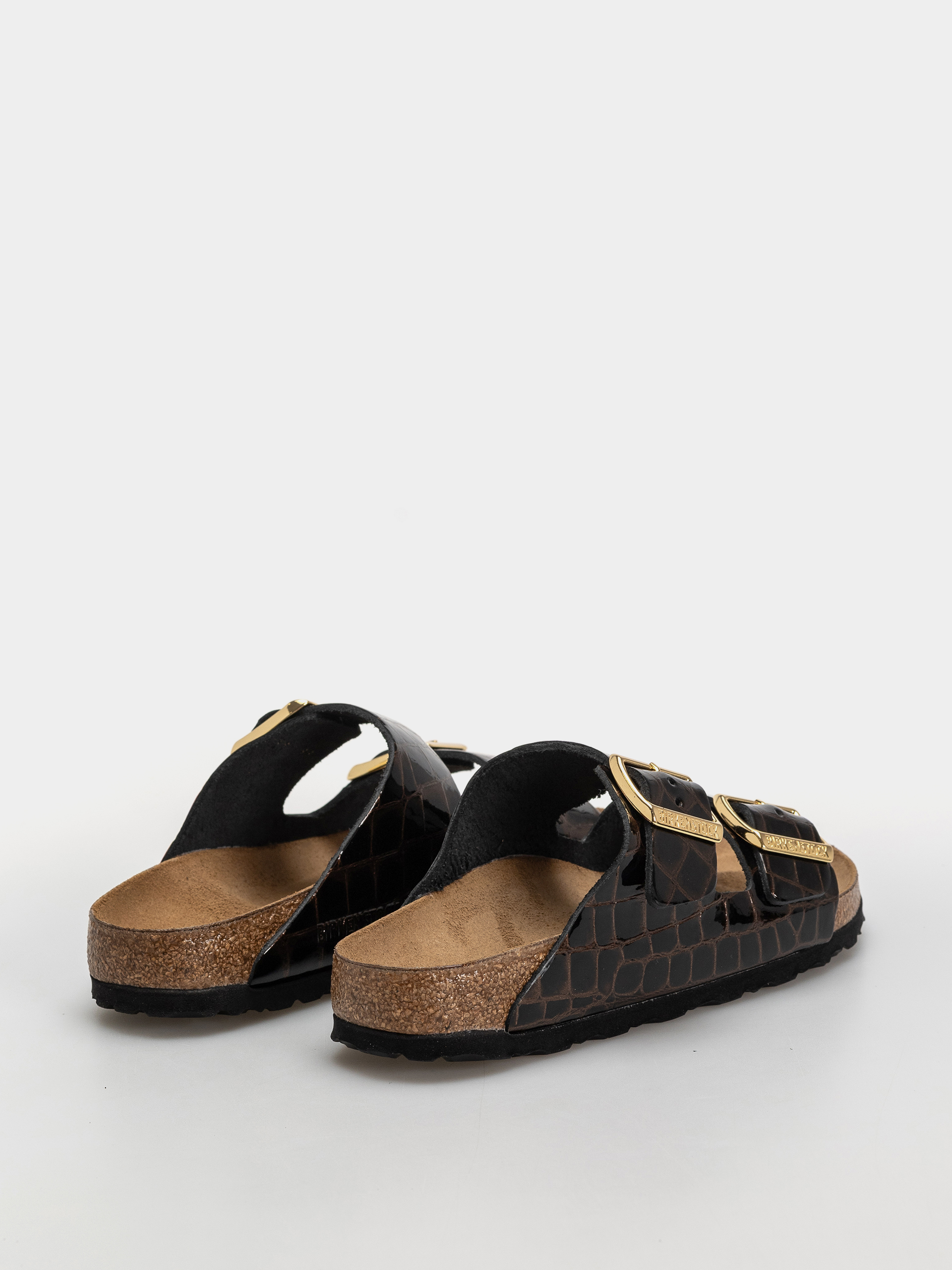 Șlapi Birkenstock Arizona Leather Narrow Wmn (emboss leather black)