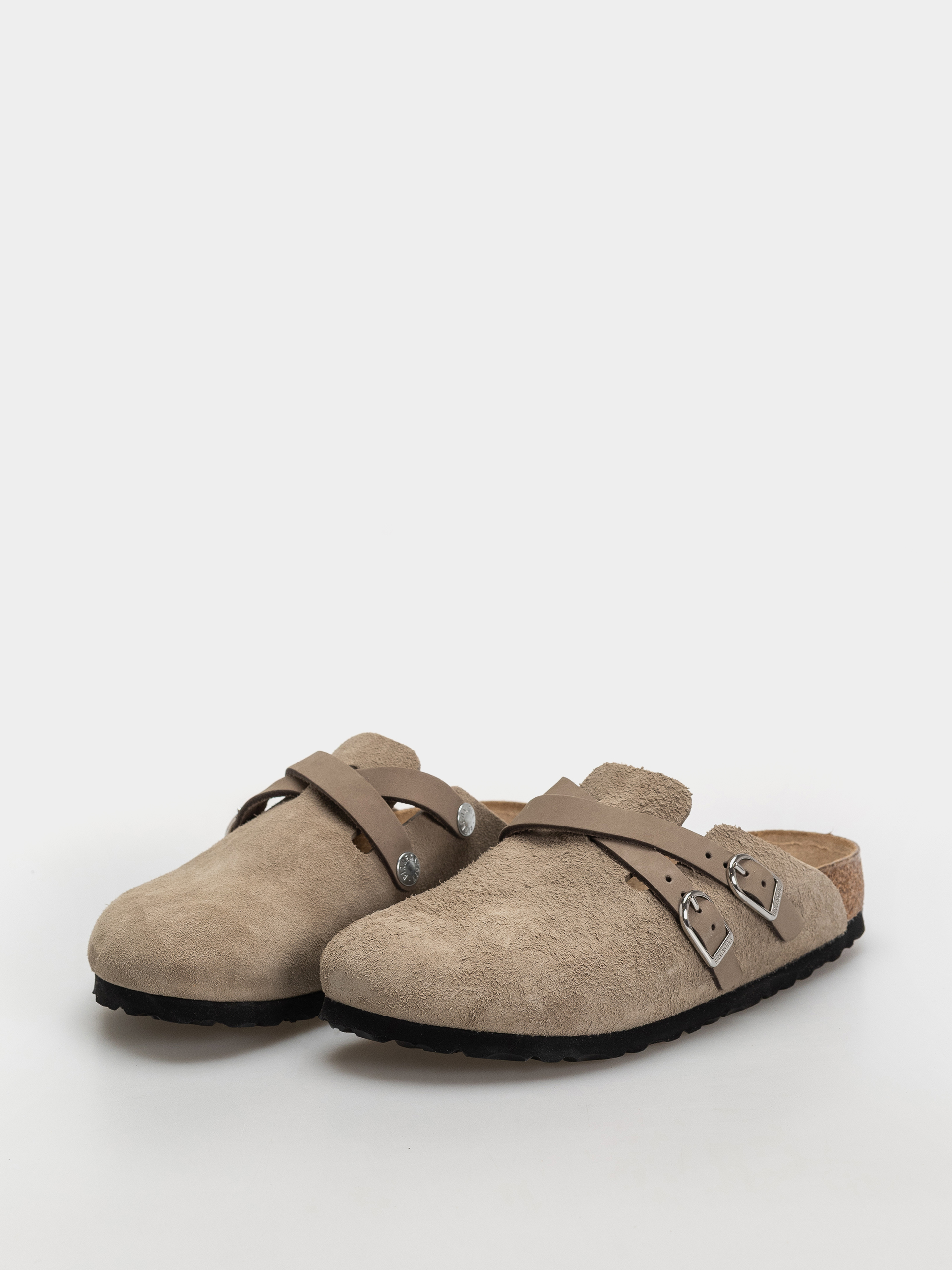 Șlapi Birkenstock Blair Suede Leather Narrow Wmn (taupe)