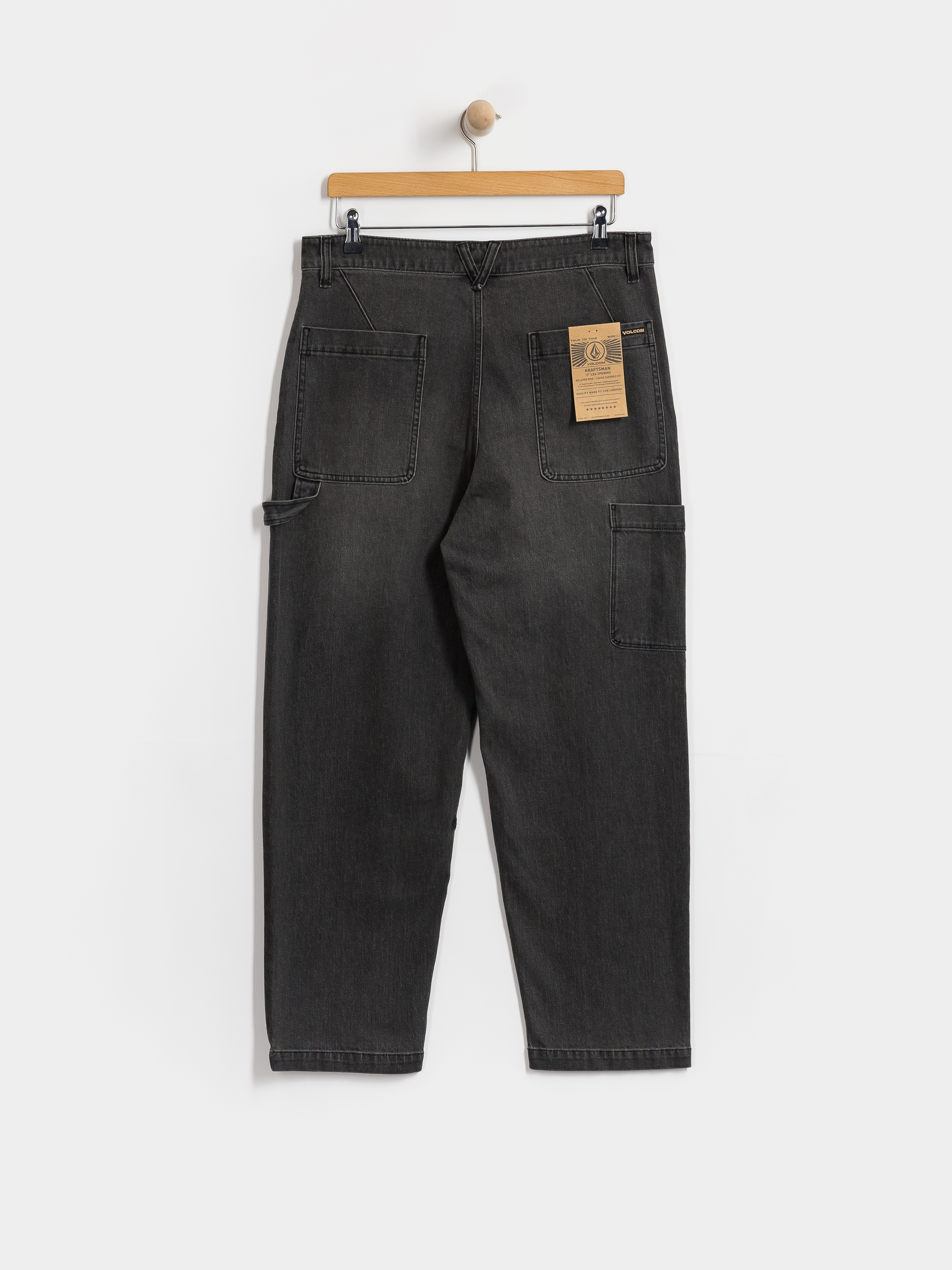 Pantaloni Volcom Kraftsman II (black grey)