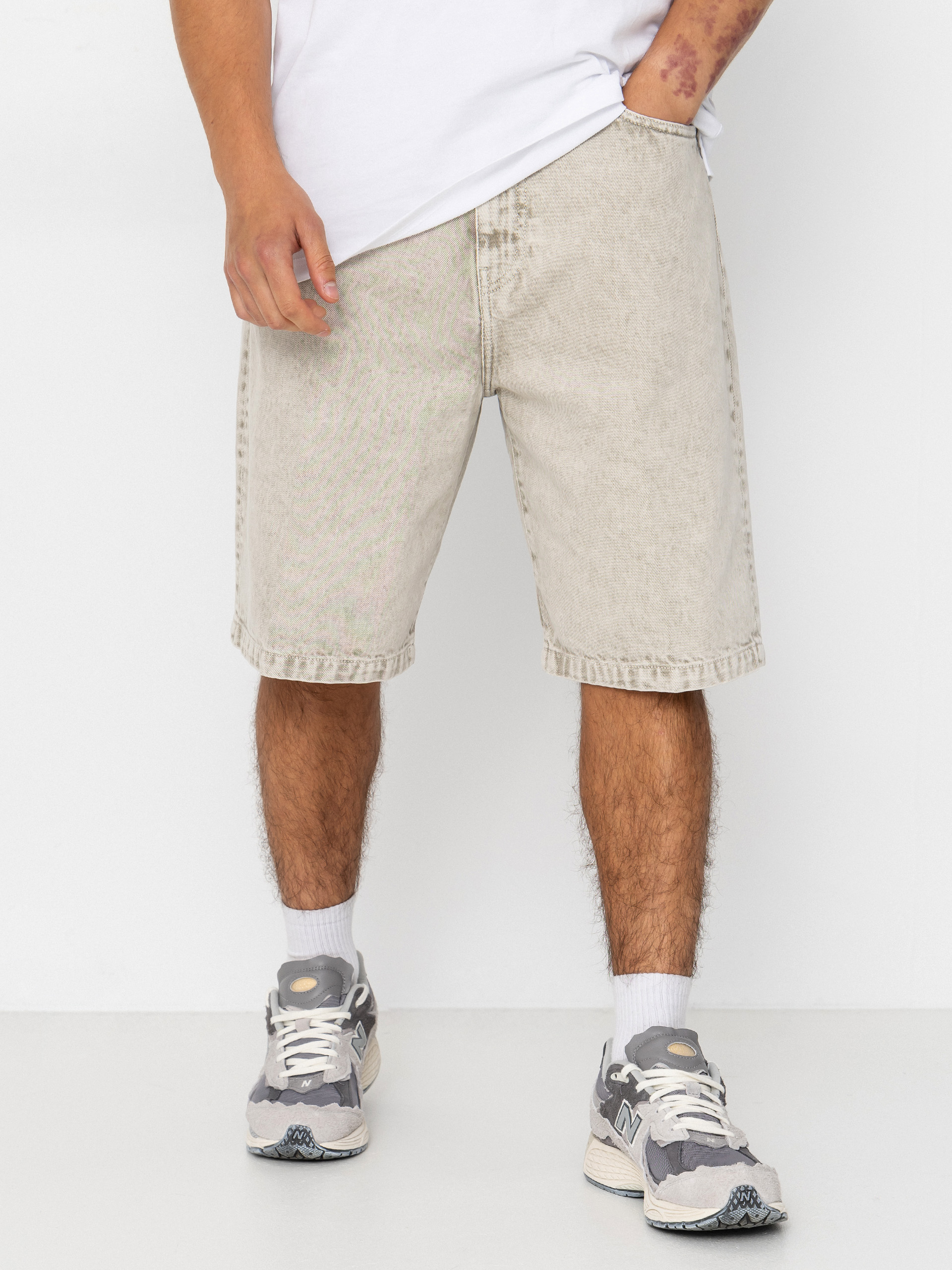 Pantaloni scuru021bi Carhartt WIP Landon (opuntia chalk wash)