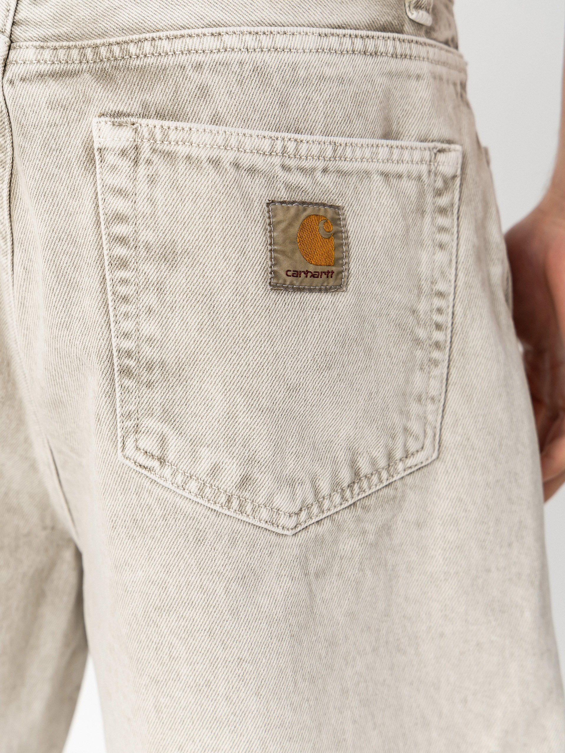 Pantaloni scurți Carhartt WIP Landon (opuntia chalk wash)