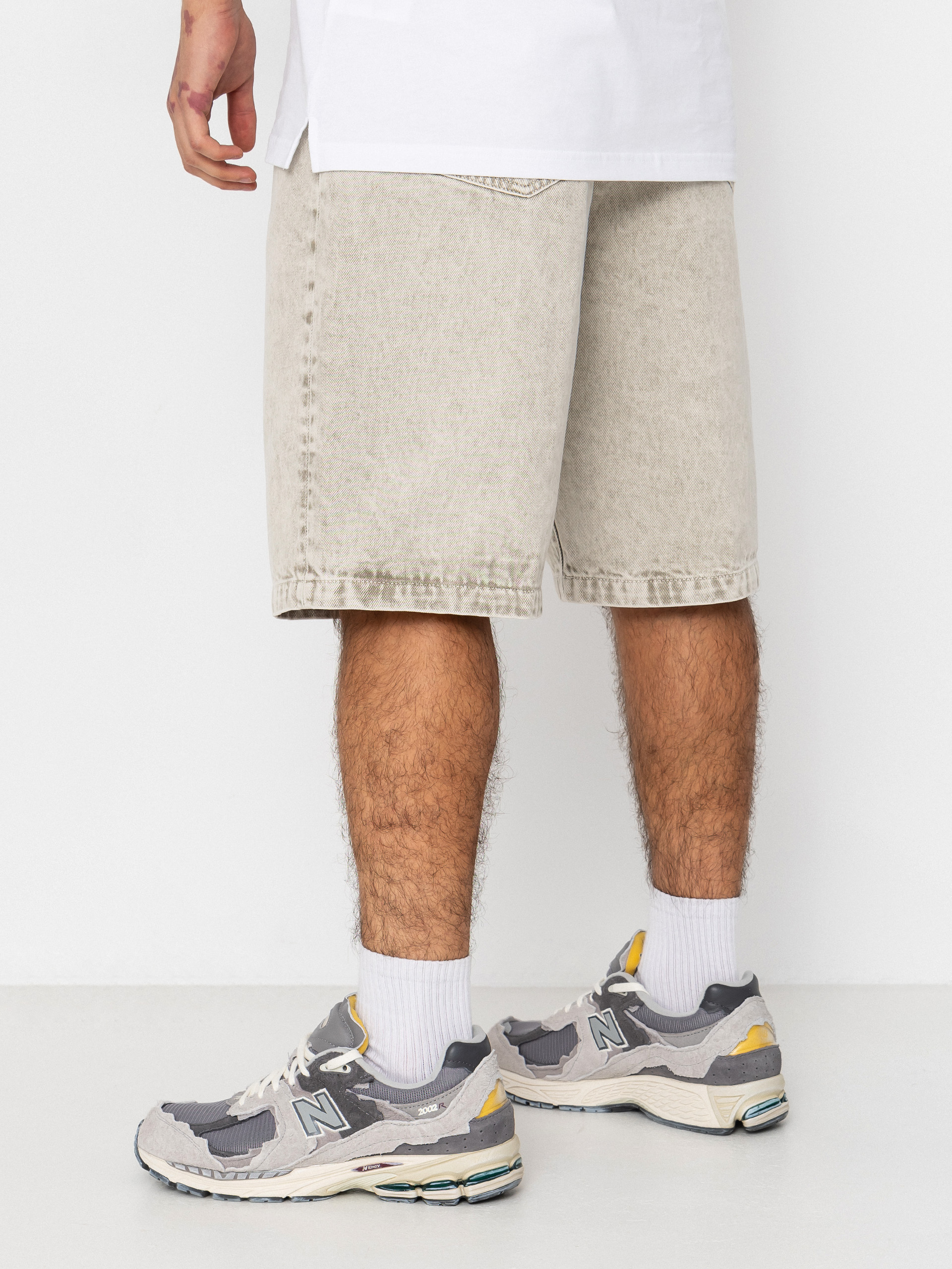 Pantaloni scurți Carhartt WIP Landon (opuntia chalk wash)