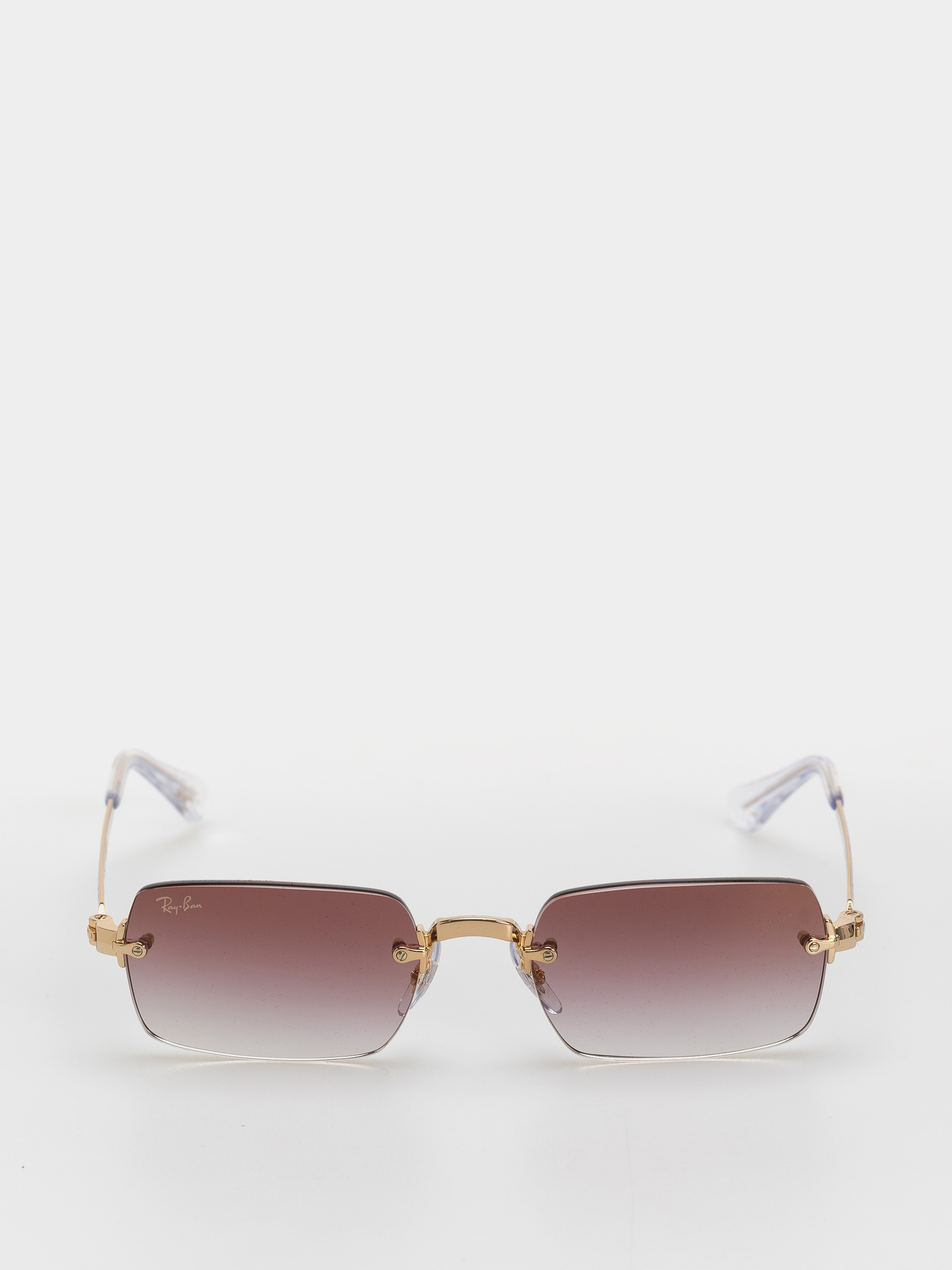 Ochelari de soare Ray-Ban Rb3928 By A$Ap Rocky (polerowany złoto arista/przezroczysty ciemnopurpurowy gradalny)