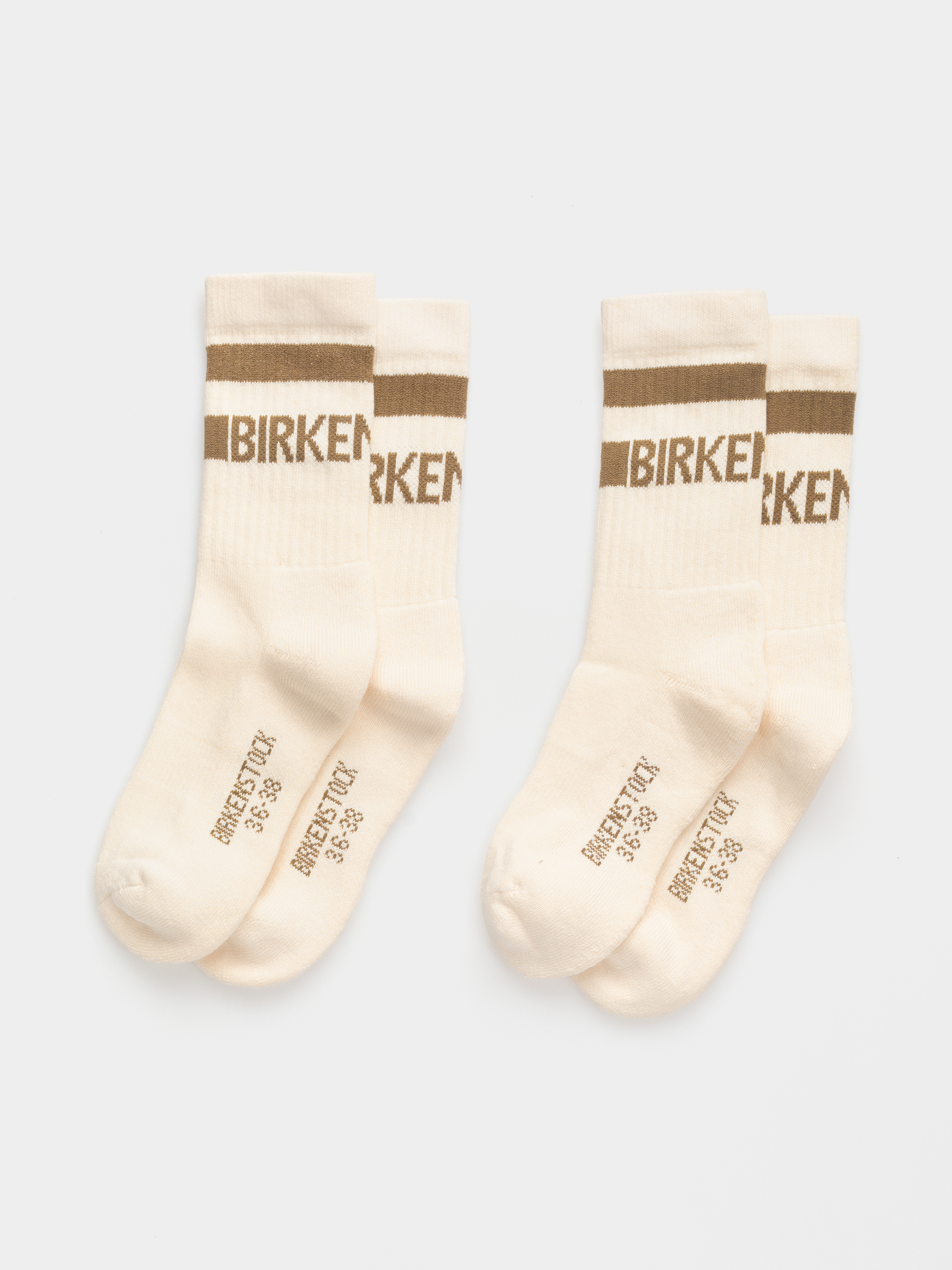 Șosete Birkenstock Cotton Crew 2 Pack (eggshell)