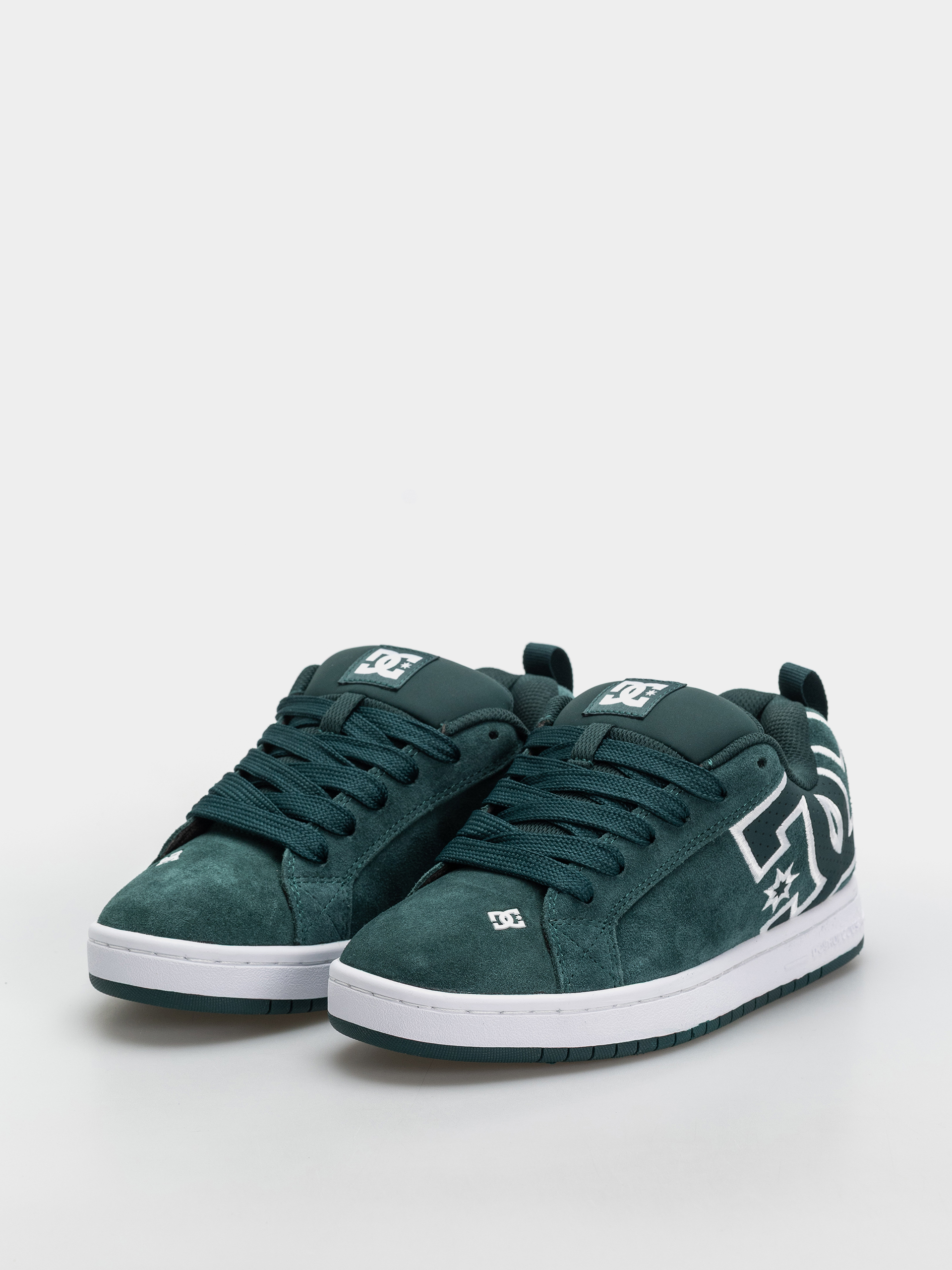 Pantofi DC Court Graffik Se (dark green/white)