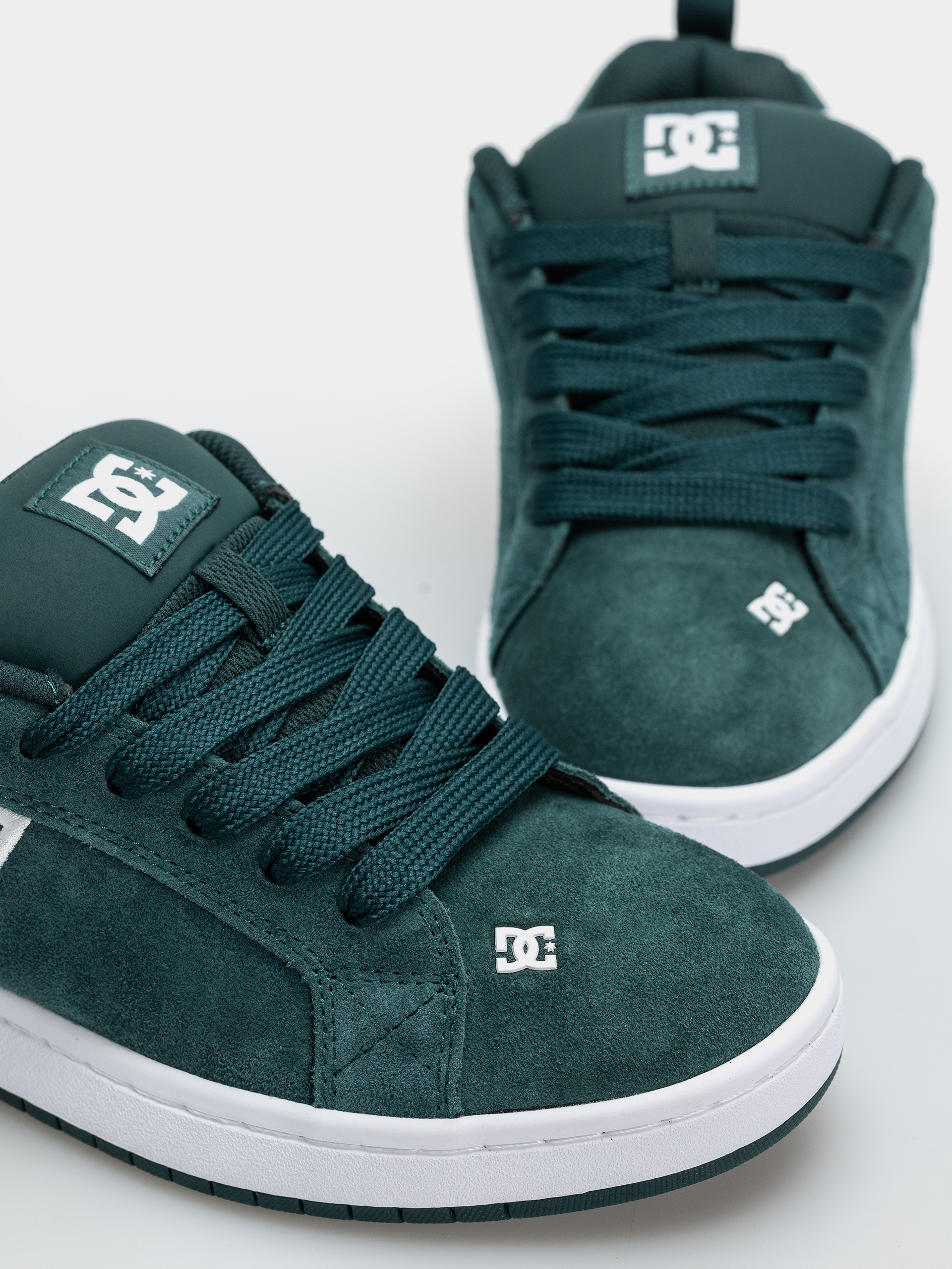 Pantofi DC Court Graffik Se (dark green/white)