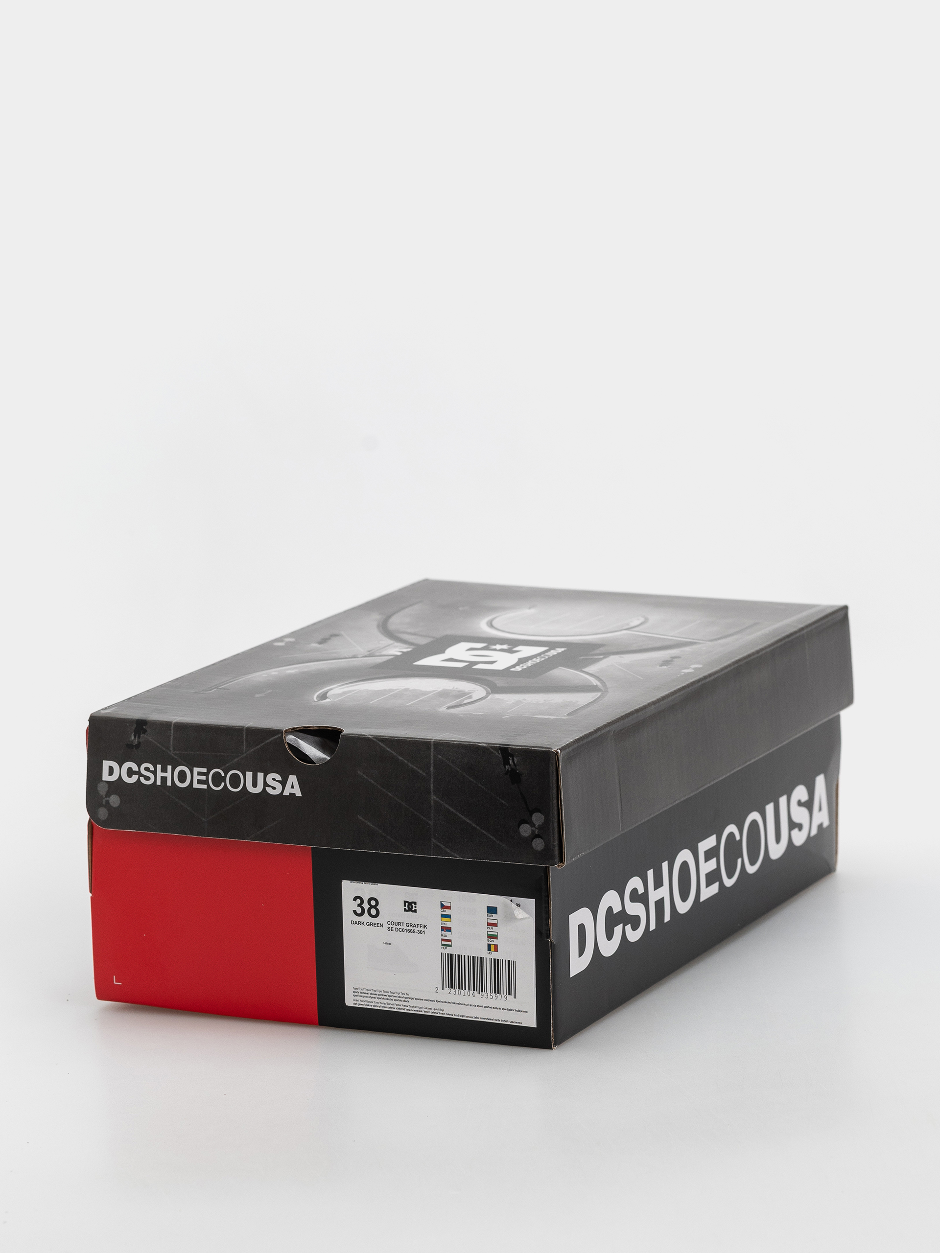Pantofi DC Court Graffik Se (dark green/white)