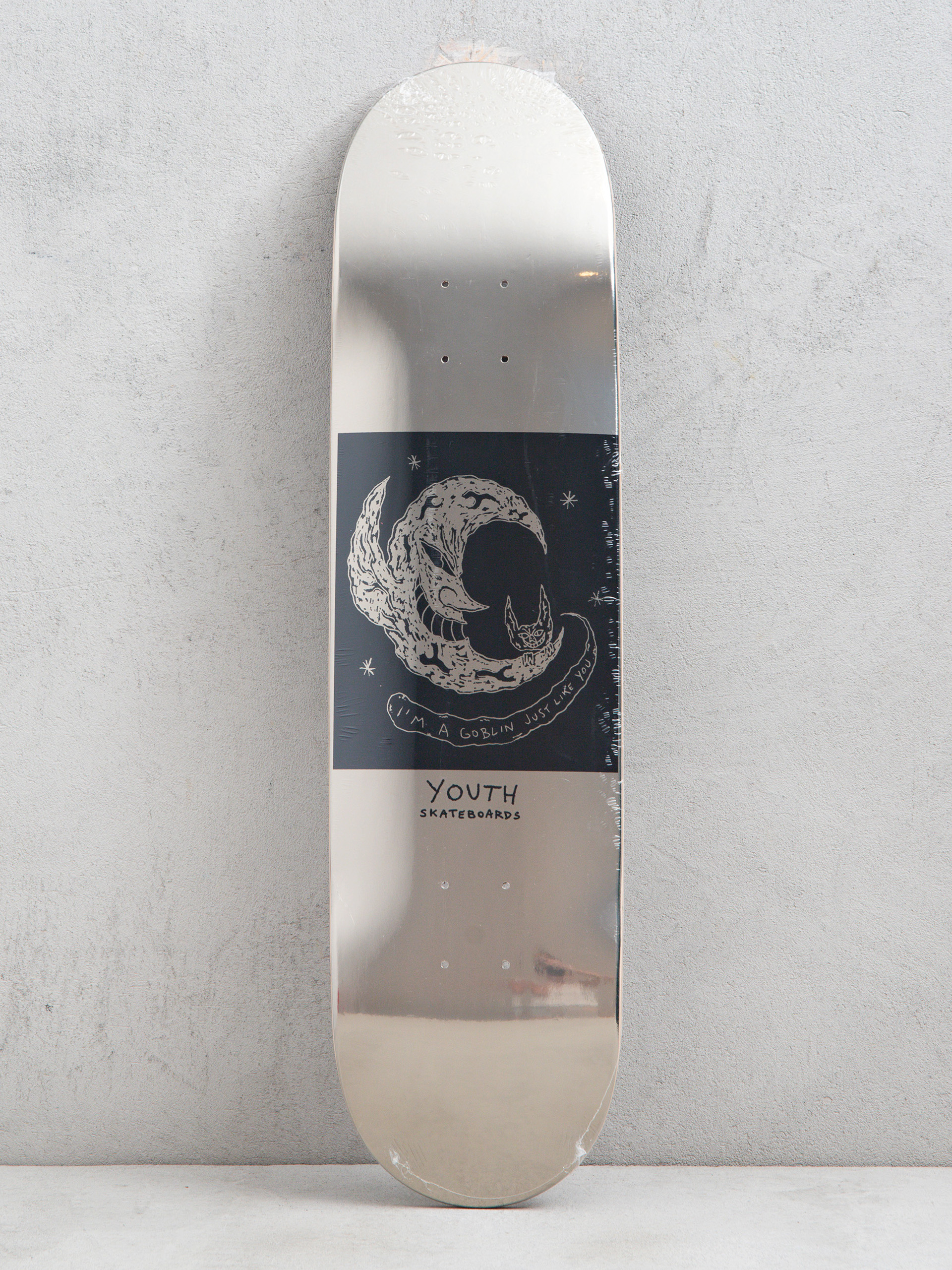 Placă Youth Skateboards Bummers Moon Goblin (silver)