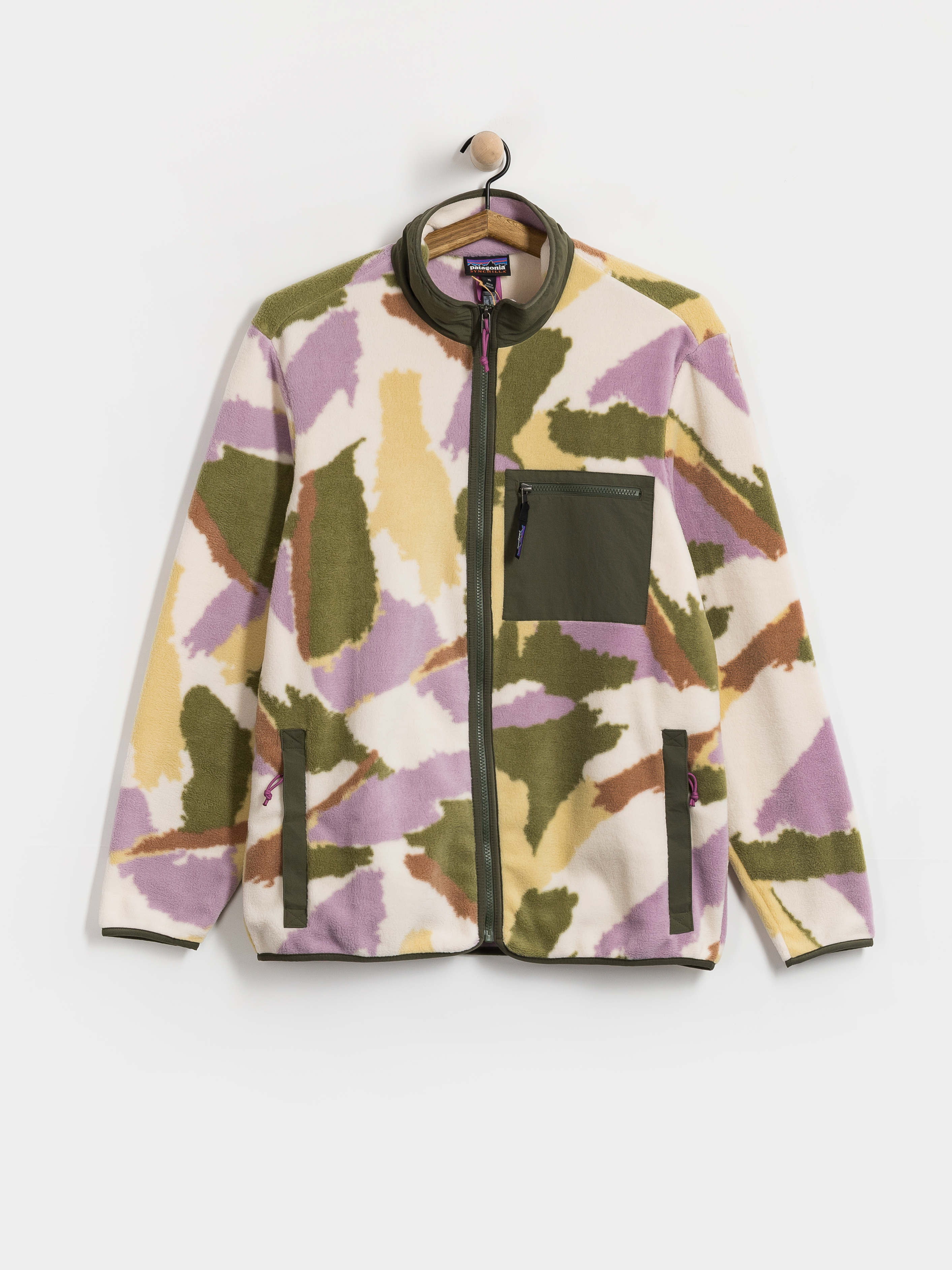 Pentru bărbați Hanorac din fleece Patagonia Synchilla (sunshine/natural)