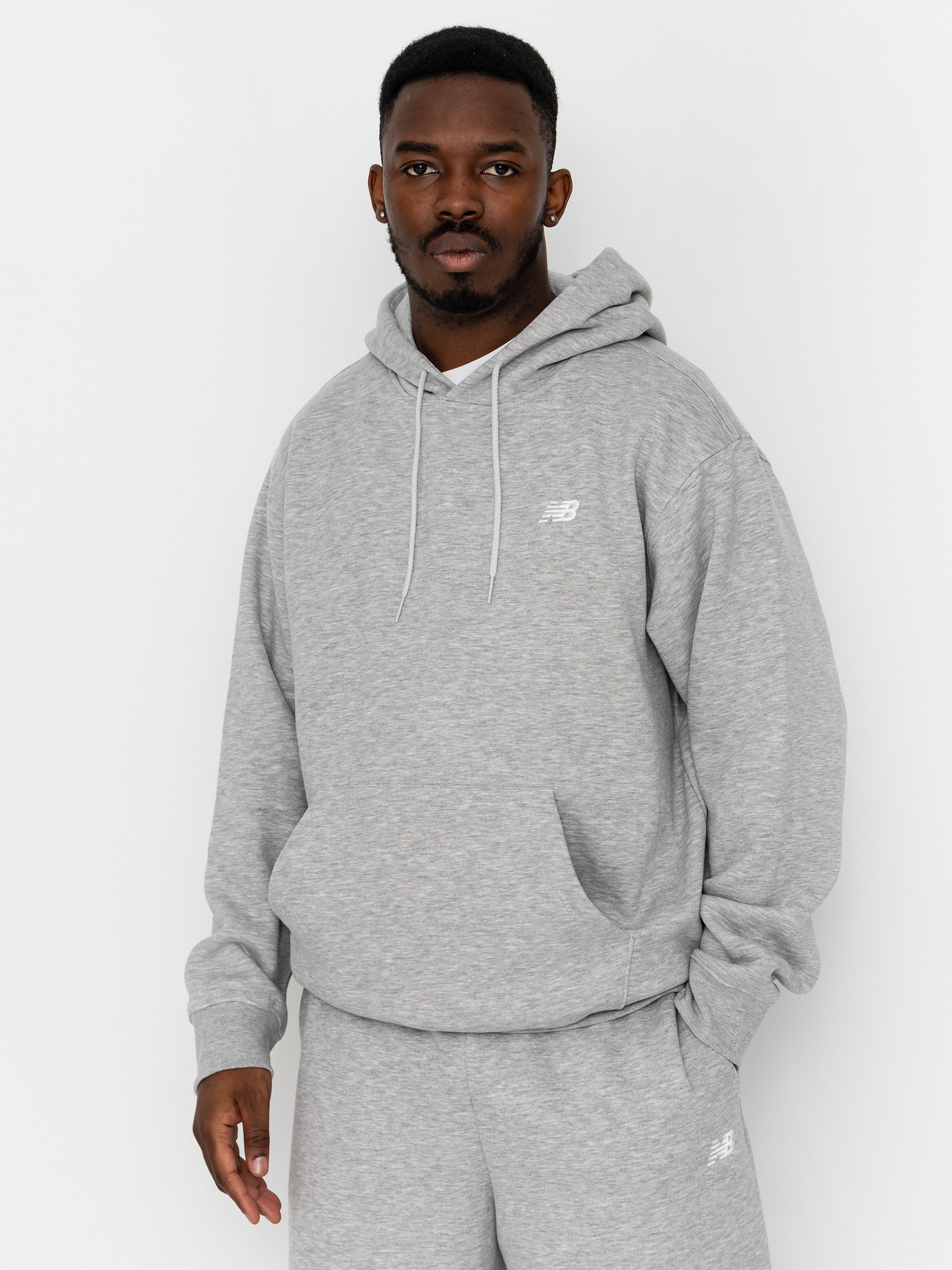 Hanorac cu glugu0103 New Balance Sport Essentials Fleece HD (athletic grey)