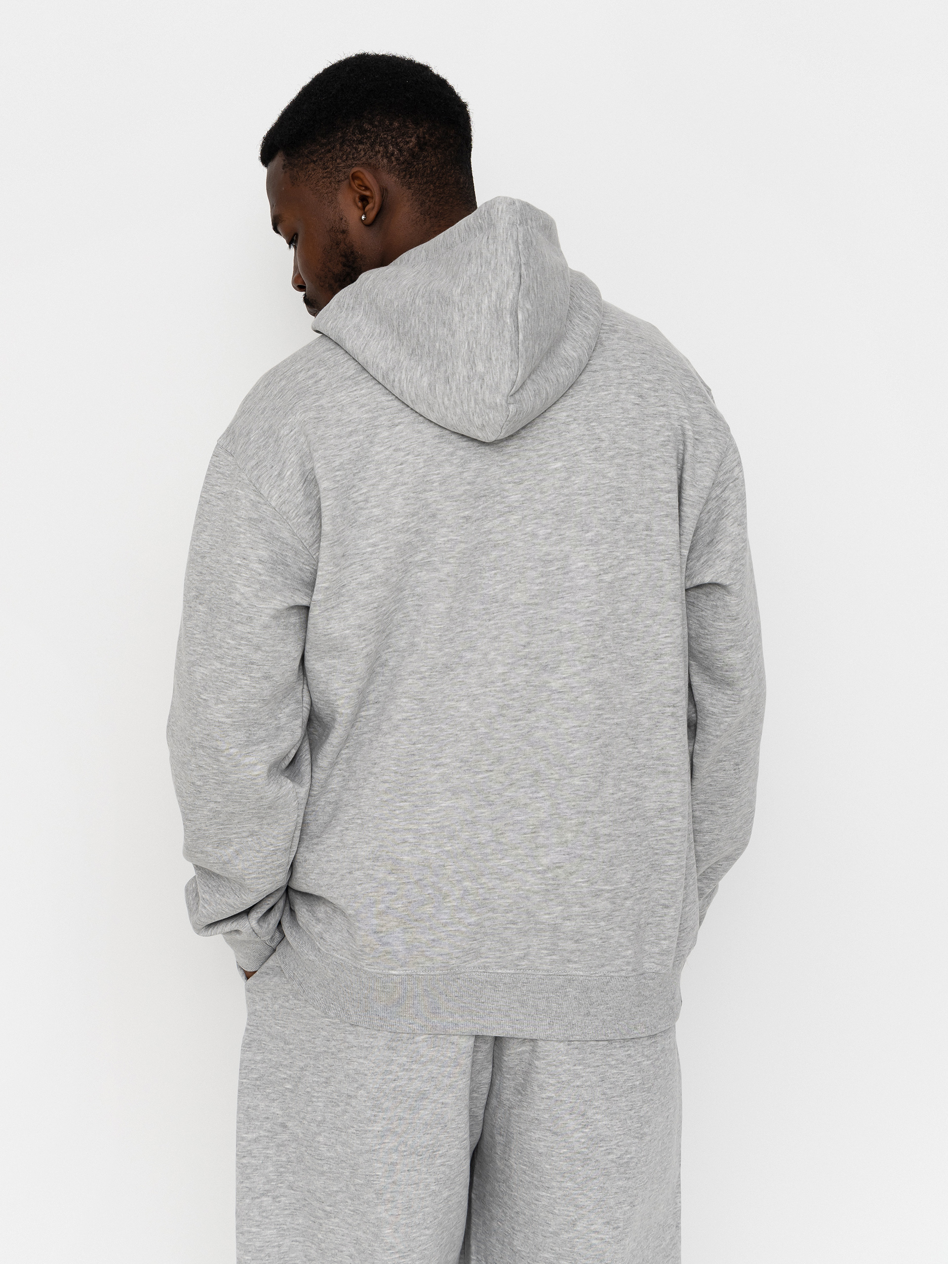 Hanorac cu glugă New Balance Sport Essentials Fleece HD (athletic grey)