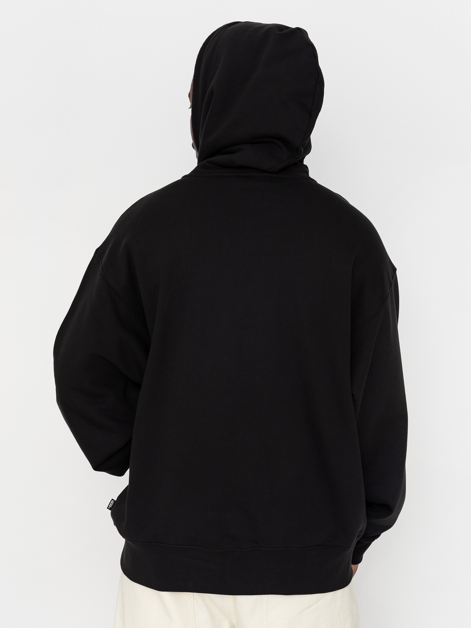 Hanorac cu glugă Vans Left Chest II HD (black)