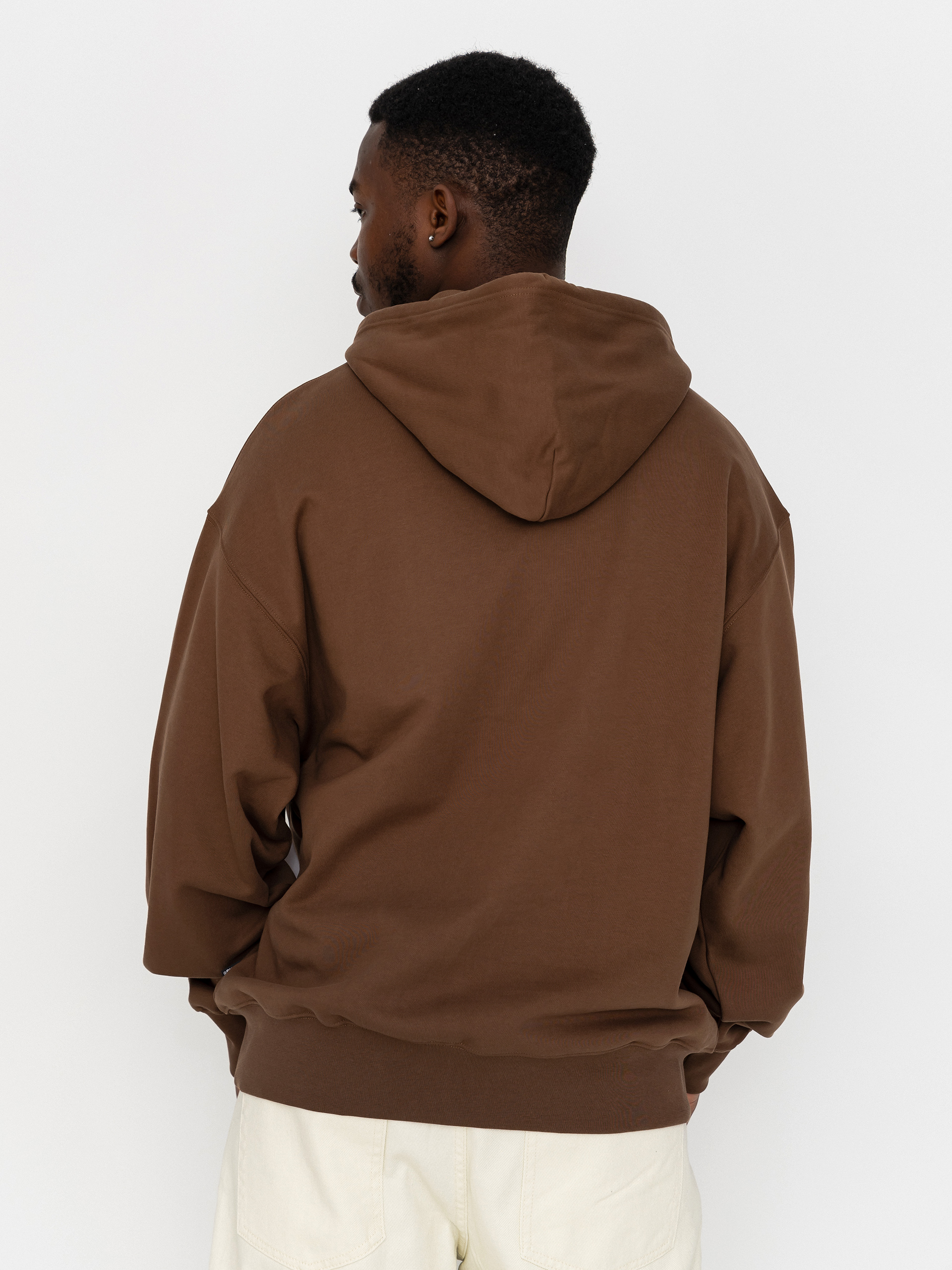 Hanorac cu glugă Vans Left Chest HD (vintage cocoa)