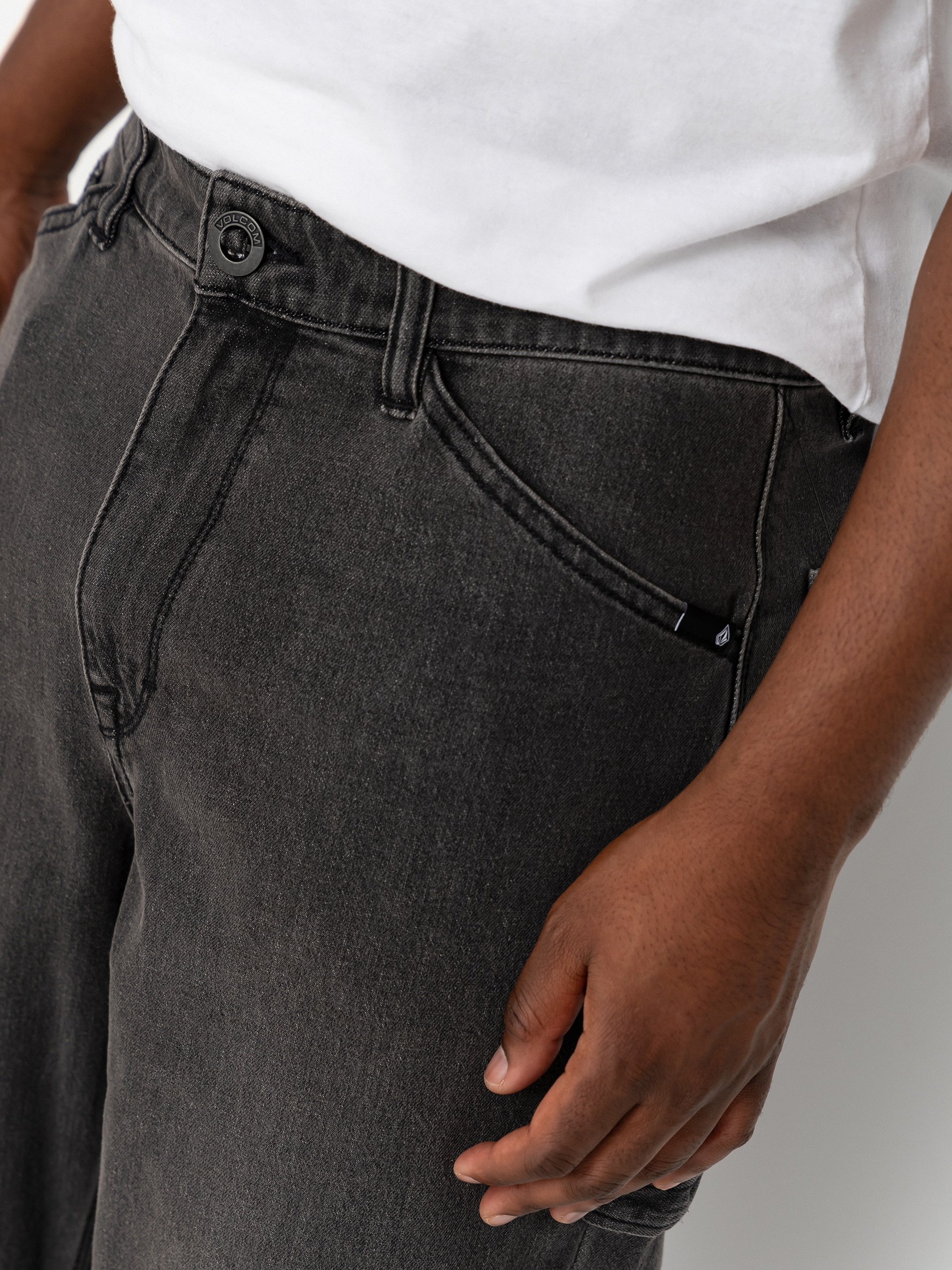 Pantaloni Volcom Kraftsman II (black grey)