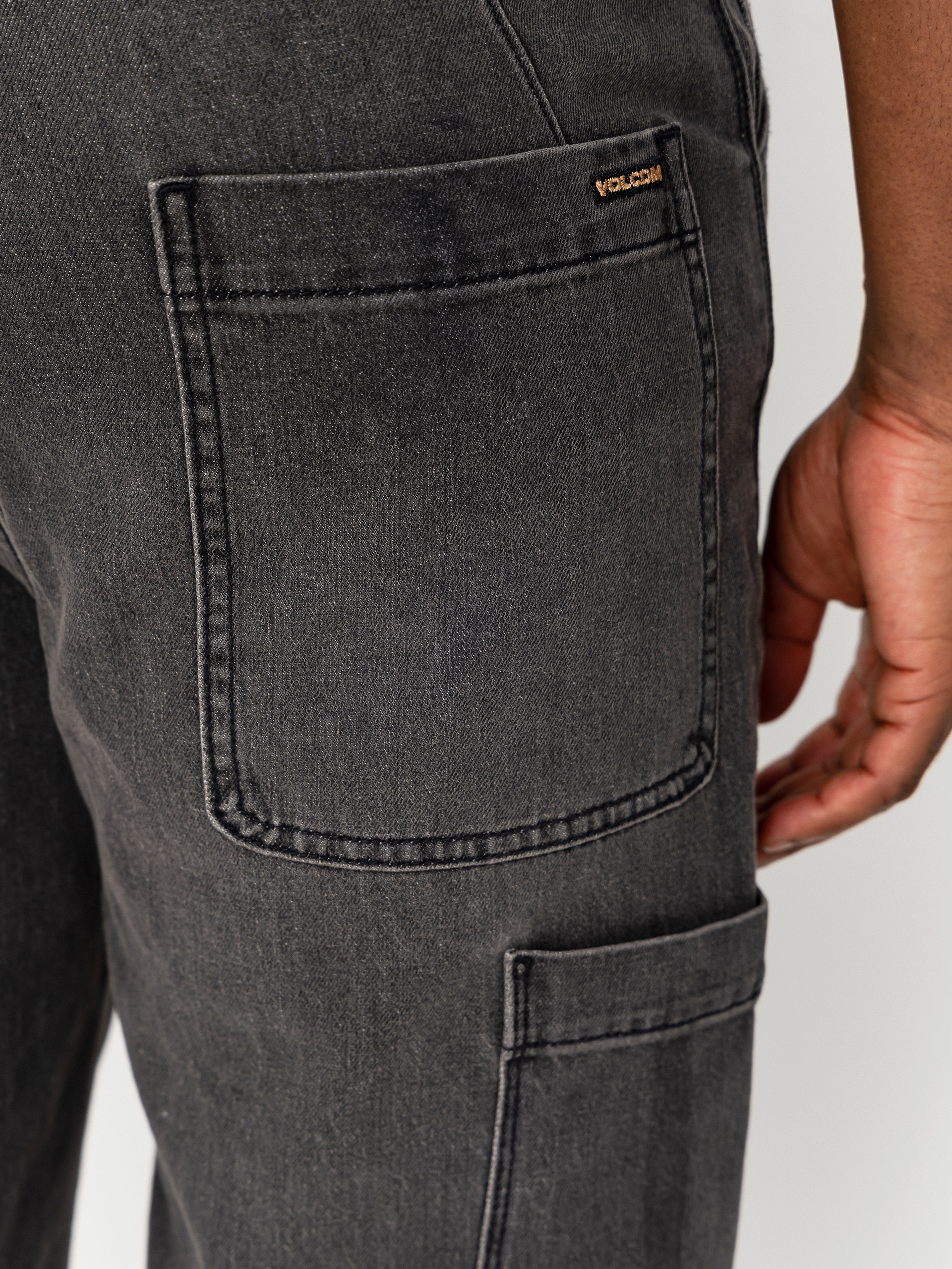 Pantaloni Volcom Kraftsman II (black grey)