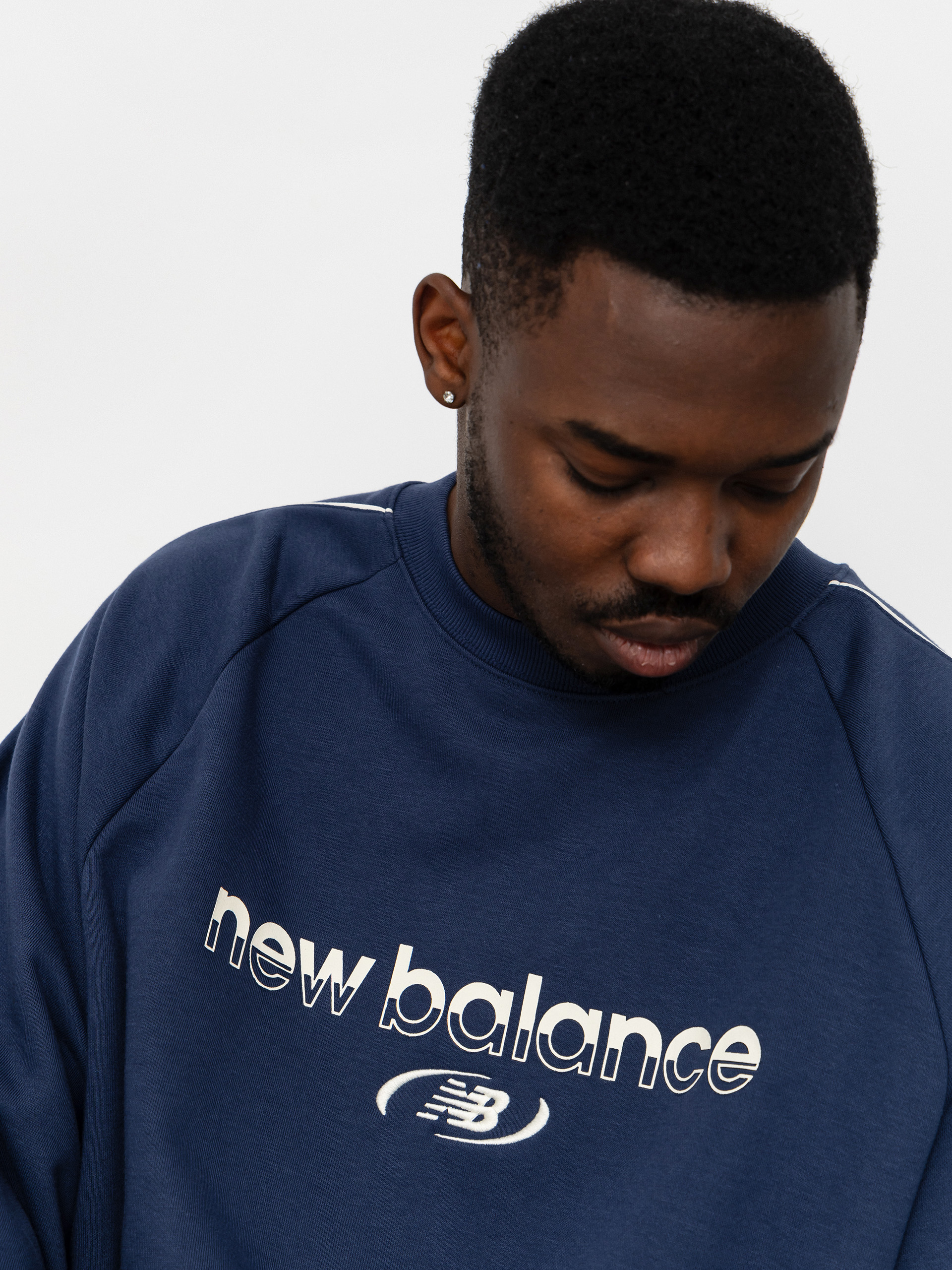 Hanorac New Balance Trackside French Terry (navy)