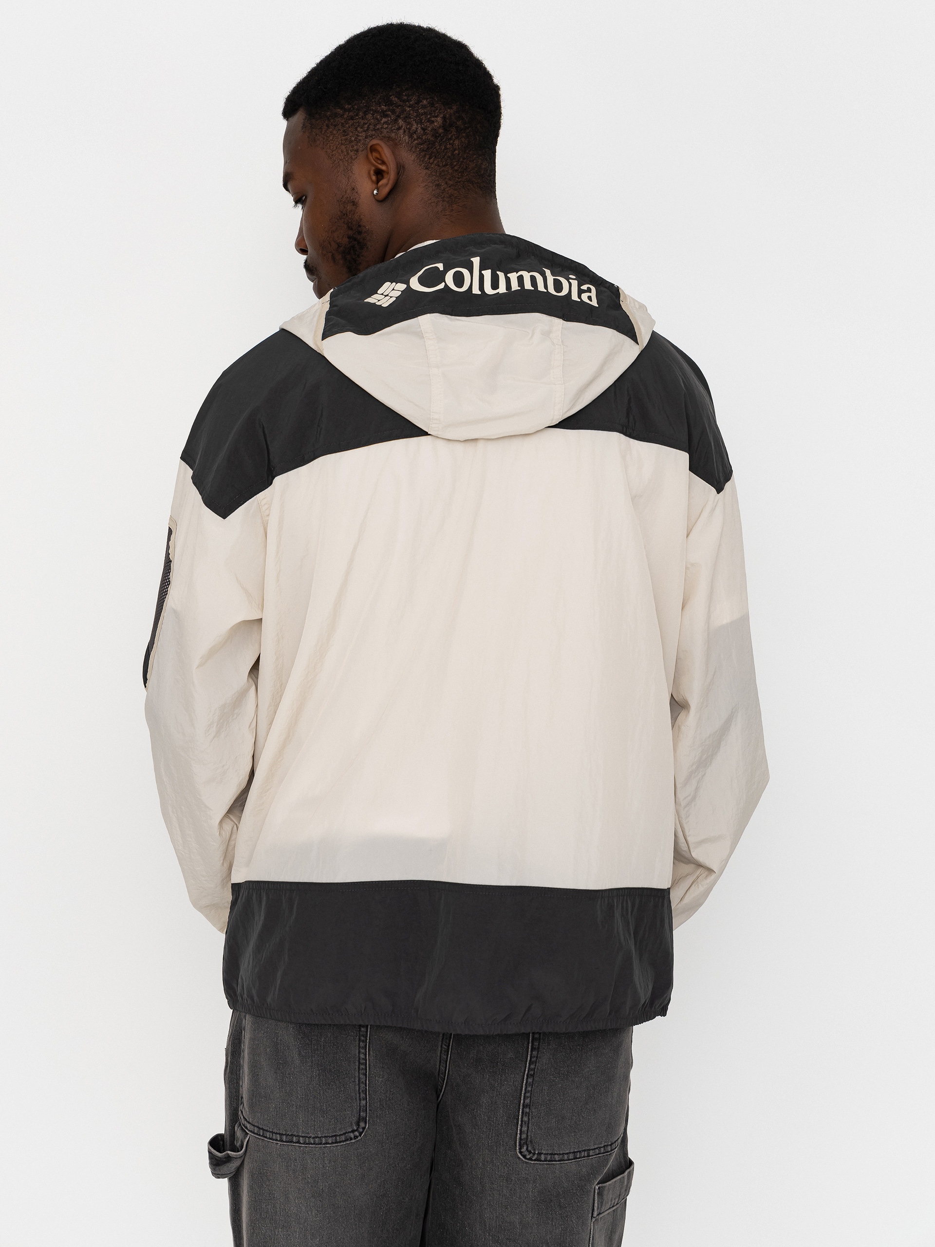 Geacă Columbia Challenger II Windbreaker (dark stone/shark)