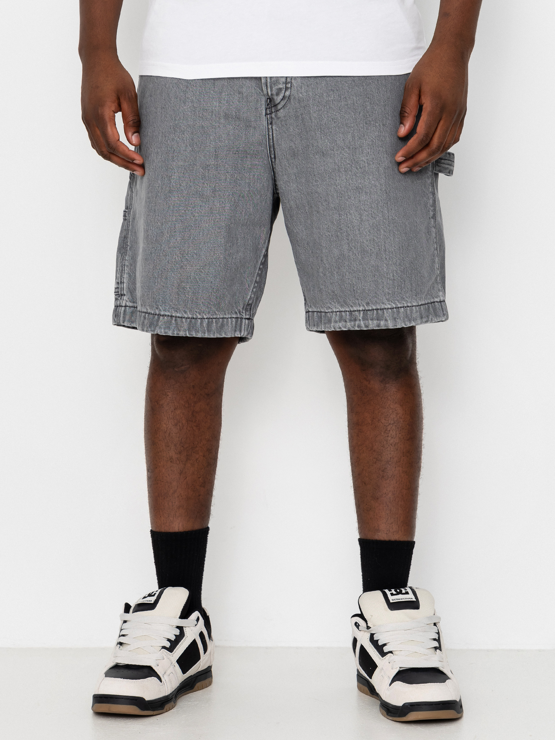 Pantaloni scurți DC Baggy Denim Carpenter (medium grey)