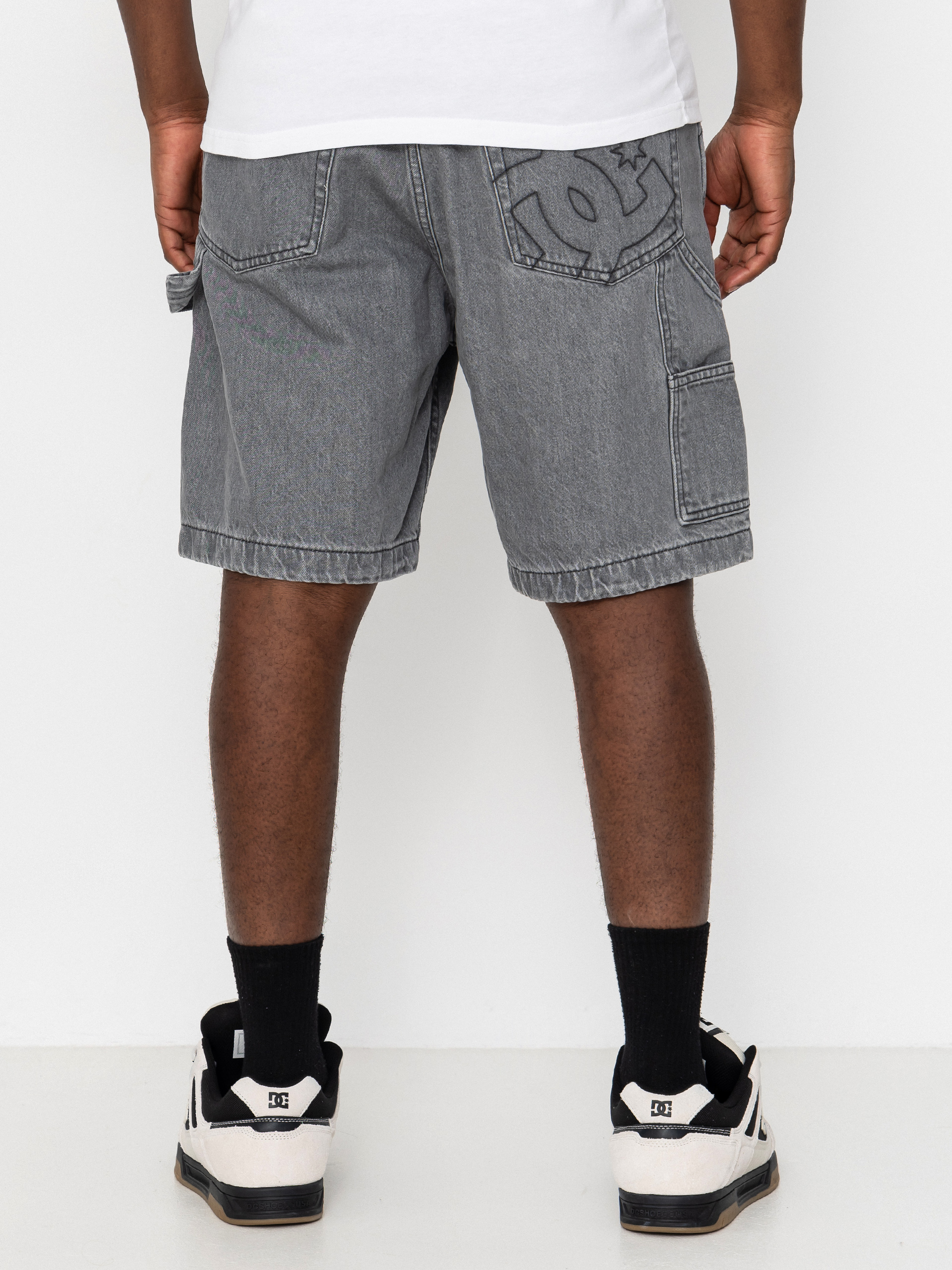 Pantaloni scurți DC Baggy Denim Carpenter (medium grey)