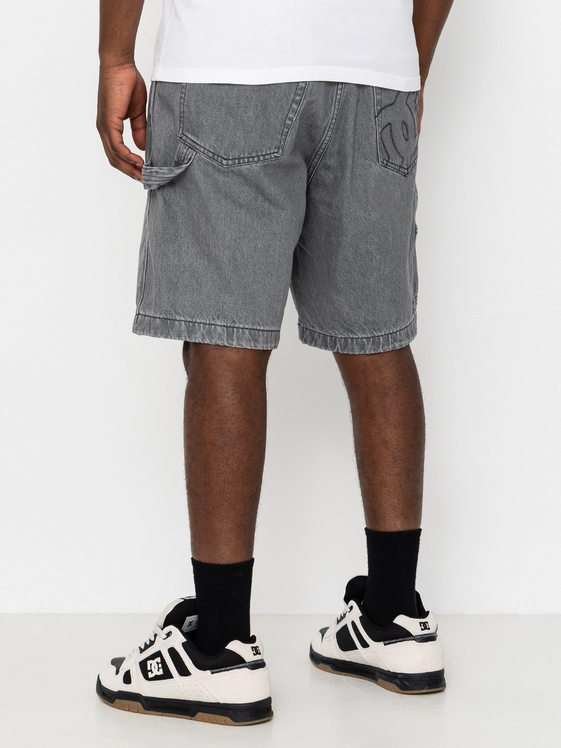 Pantaloni scurți DC Baggy Denim Carpenter (medium grey)