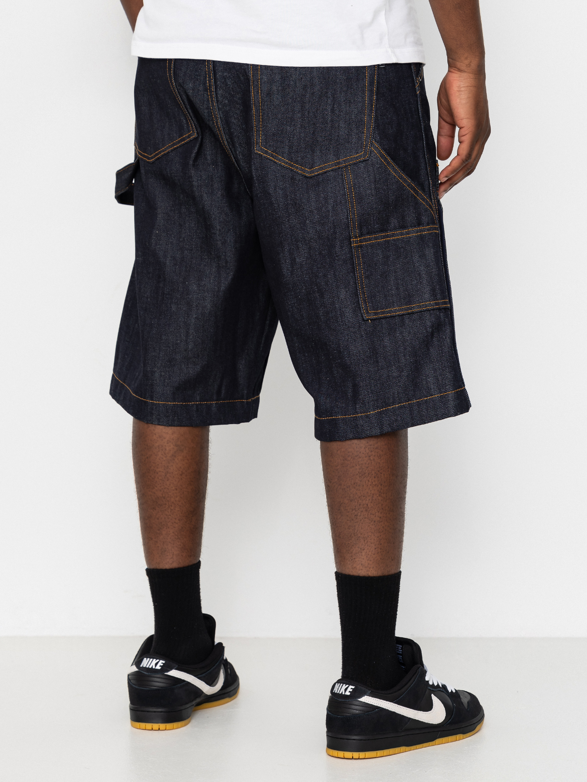 Pantaloni Wasted Paris Bleached Manc (acid washed blue)