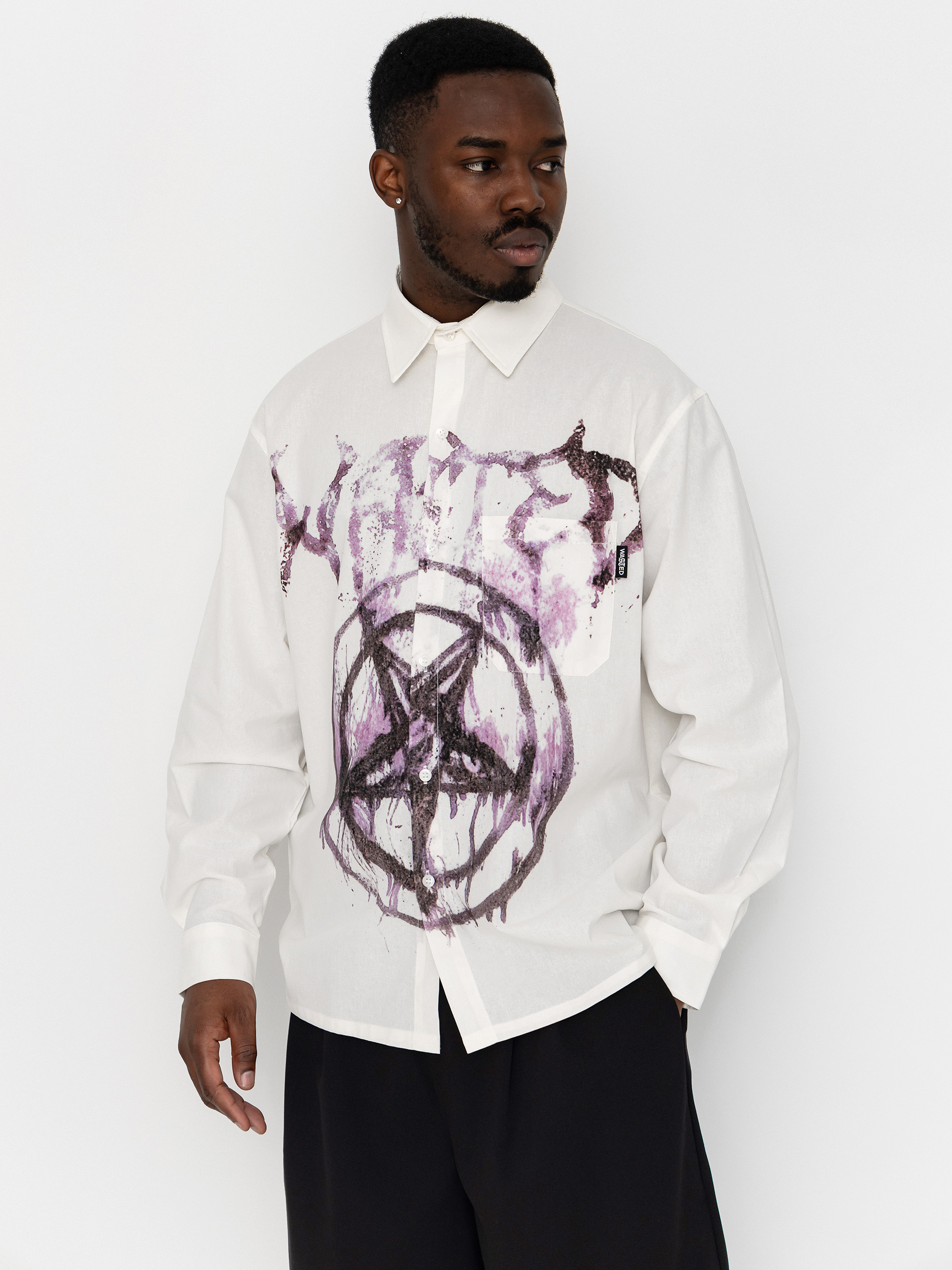 Cămașă Wasted Paris Banshee Shirt (natural white)