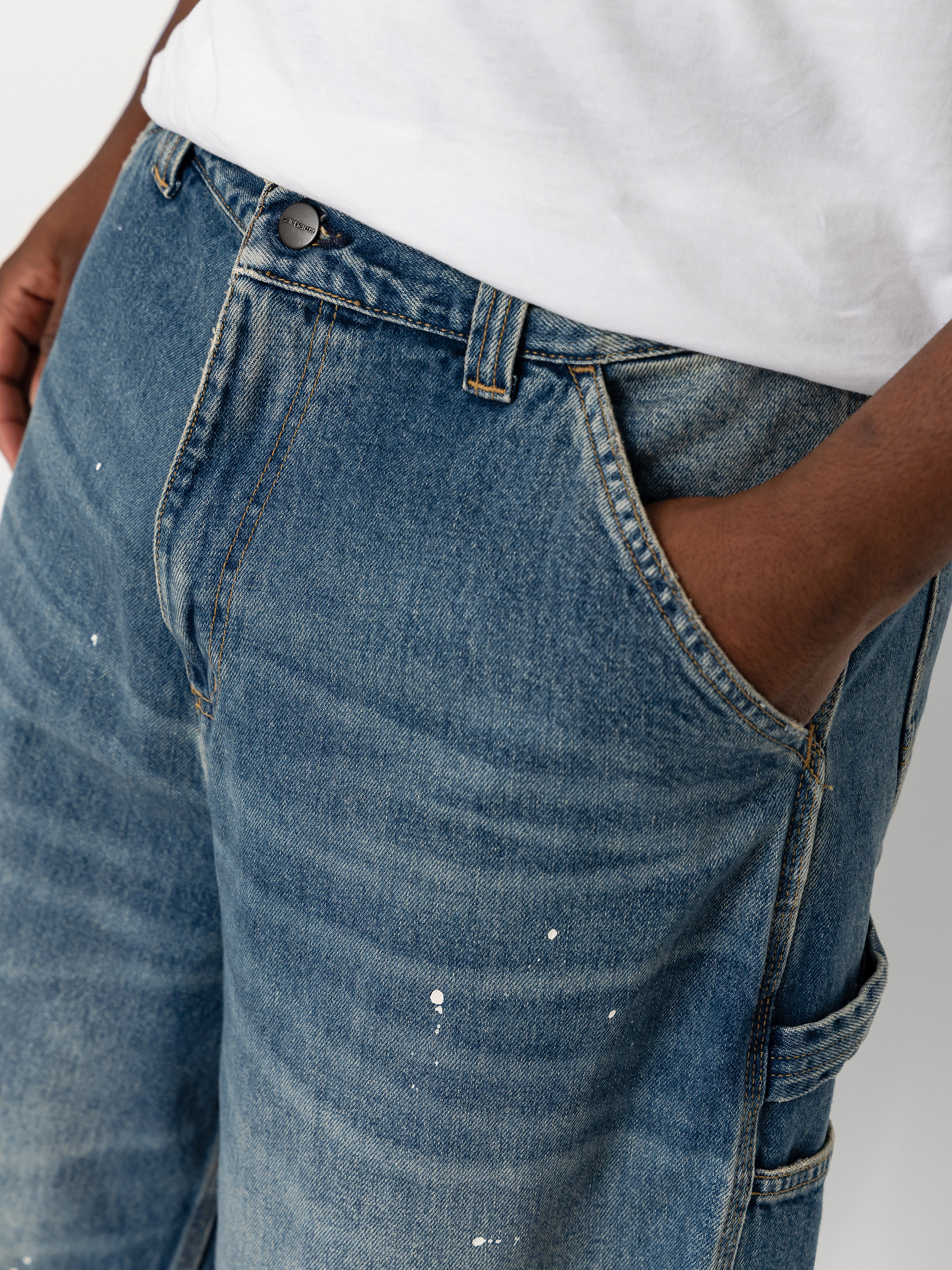 Pantaloni scurți Carhartt WIP OG Single Knee (blue)
