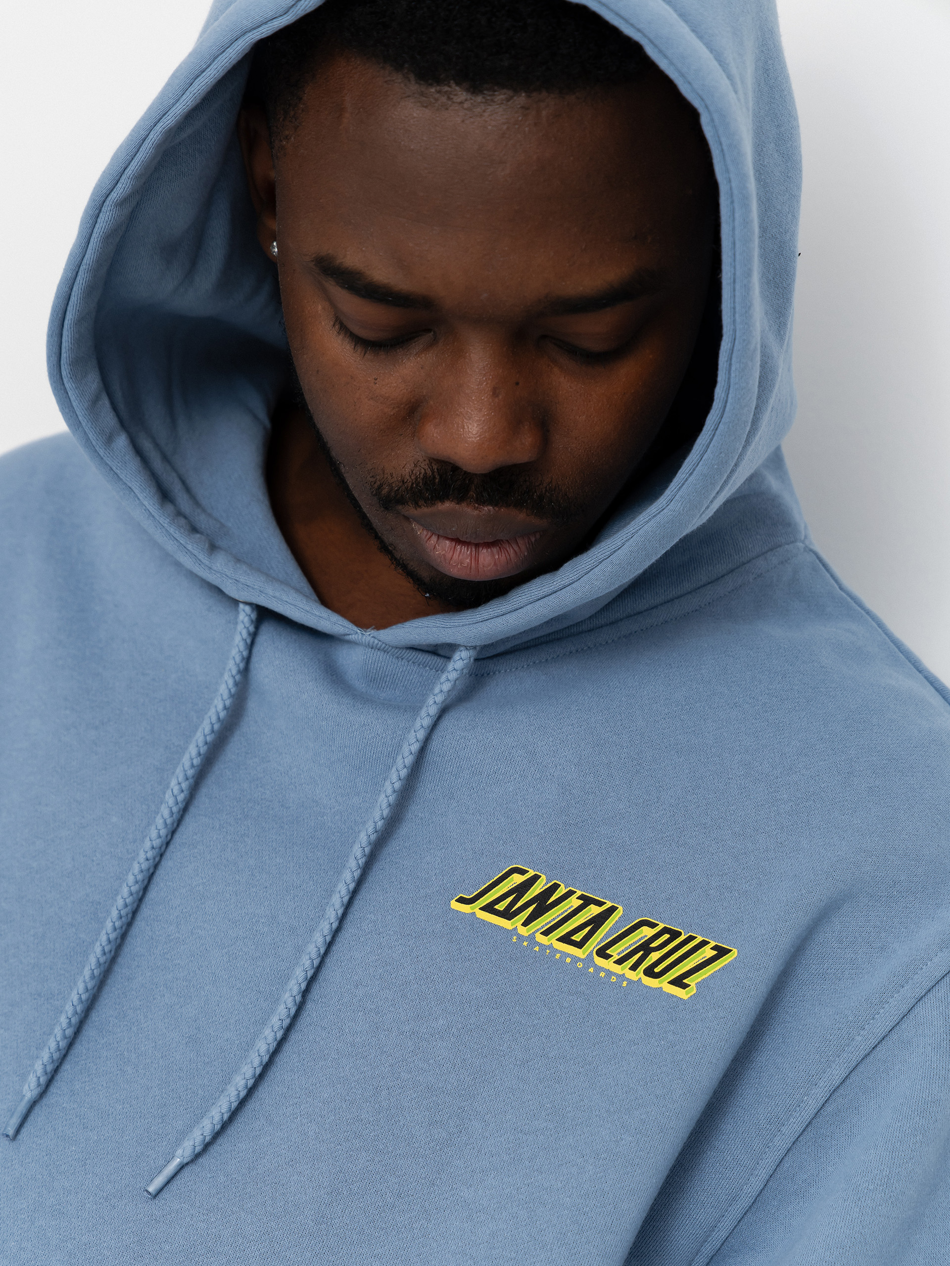 Hanorac cu glugă Santa Cruz Roskopp Cruz Control HD (faded denim)