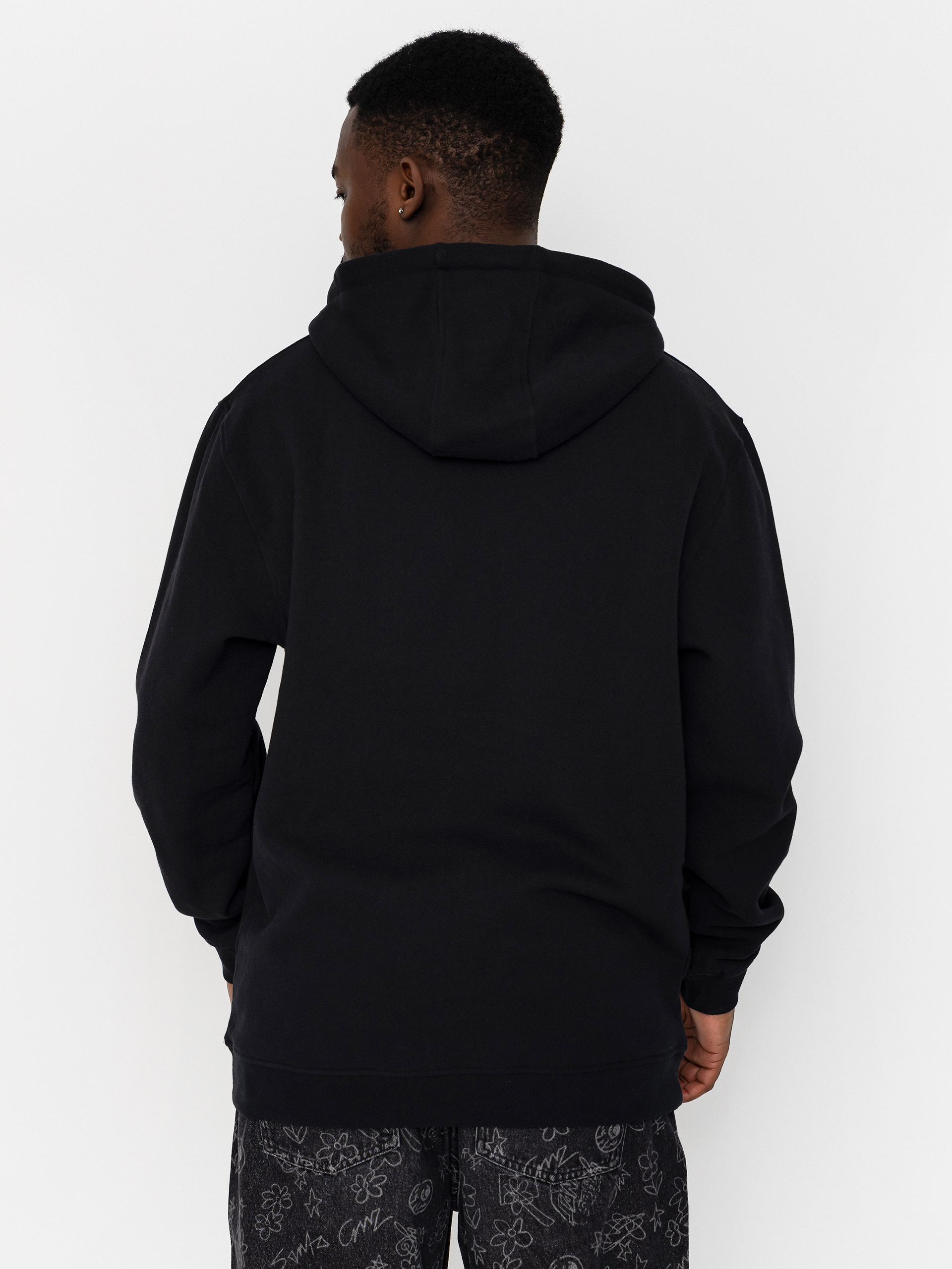 Hanorac cu glugă Santa Cruz Self Destruct Centre HD (black)