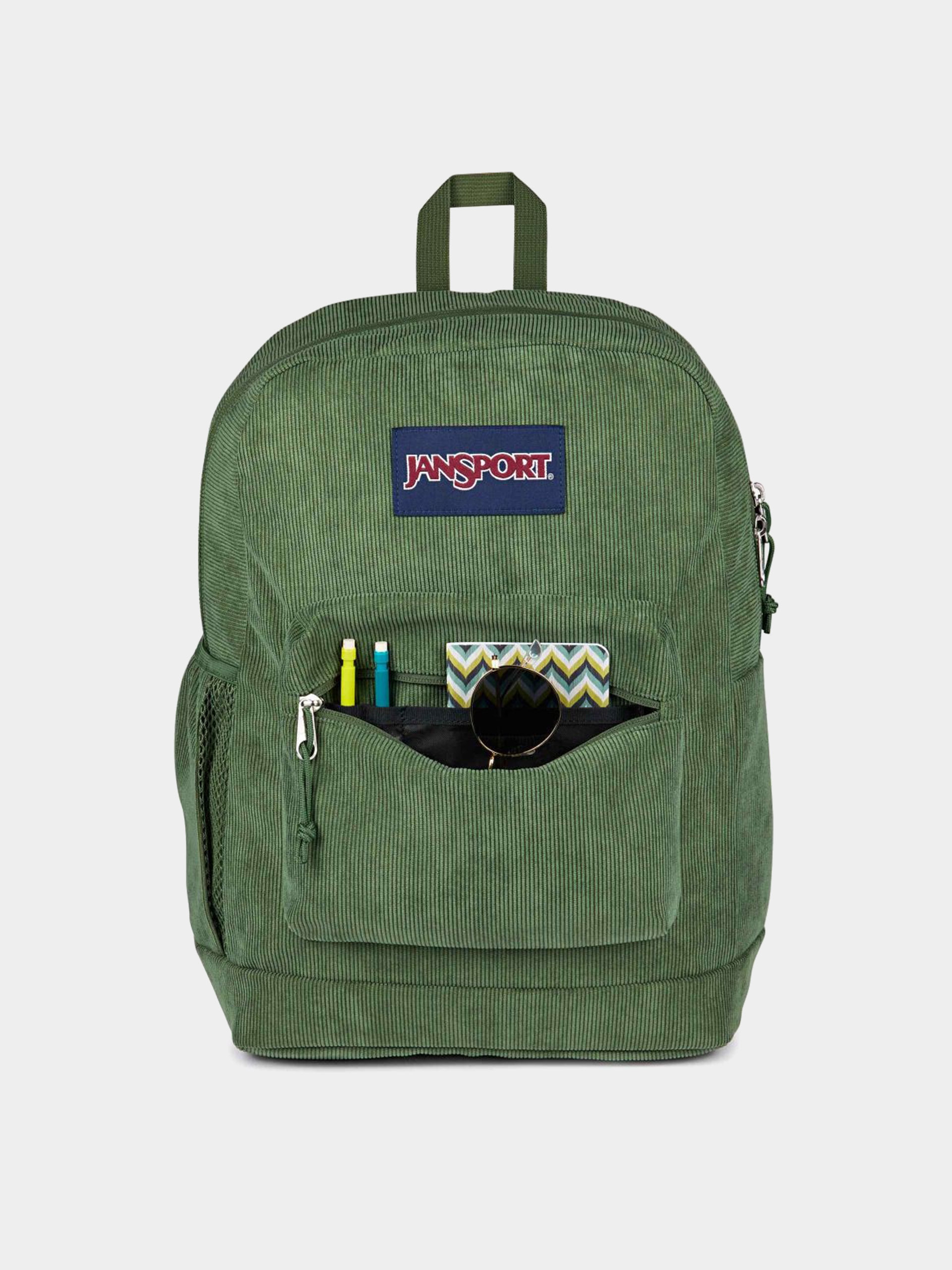 Rucsac JanSport Cross Town Plus Remix (cargo green corduroy)