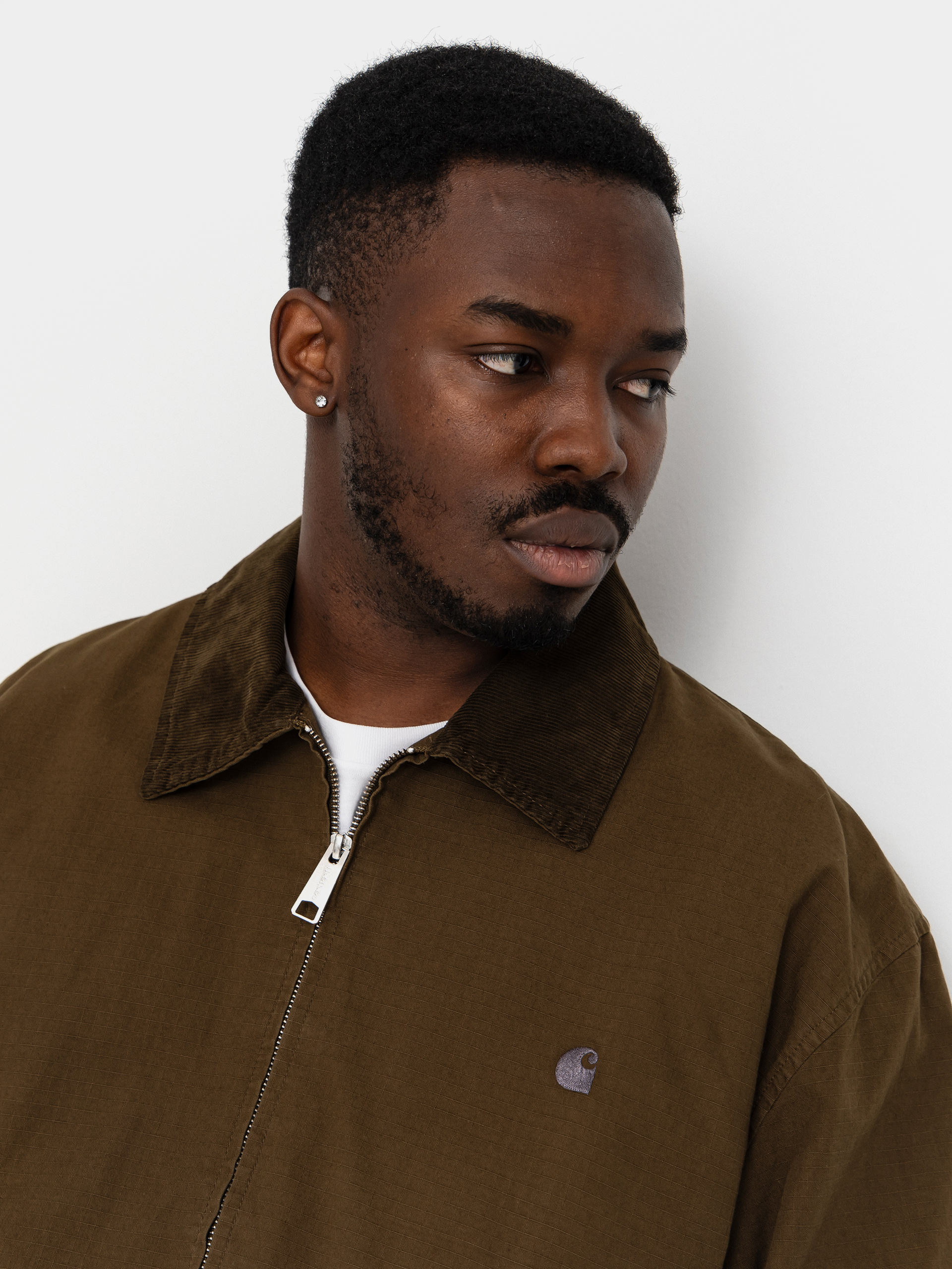 Geacă Carhartt WIP Madison Ripstop (dark beech/black)