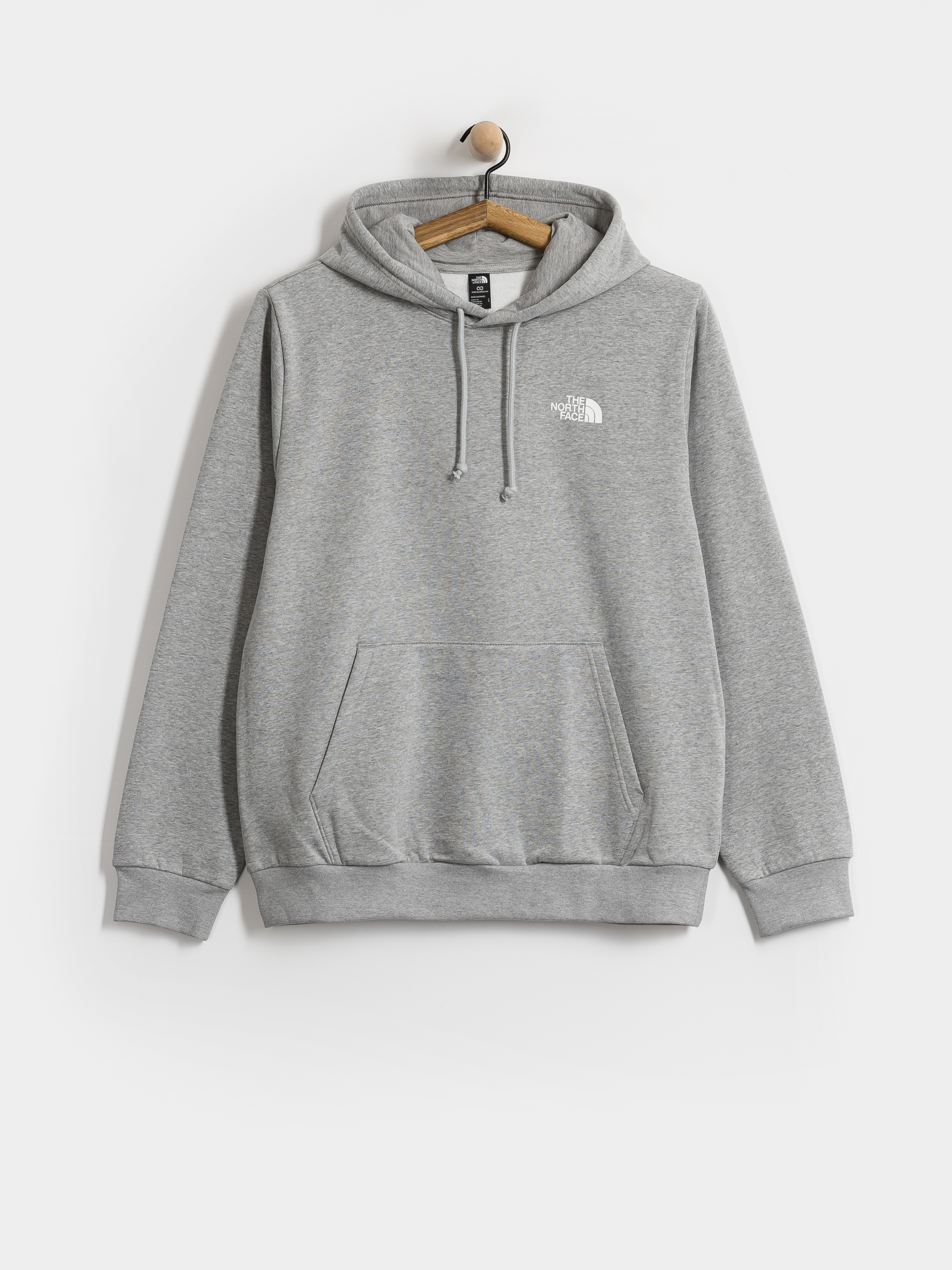 Hanorac cu glugă The North Face Evolution Box Nse Regular HD (tnf pale grey heather)