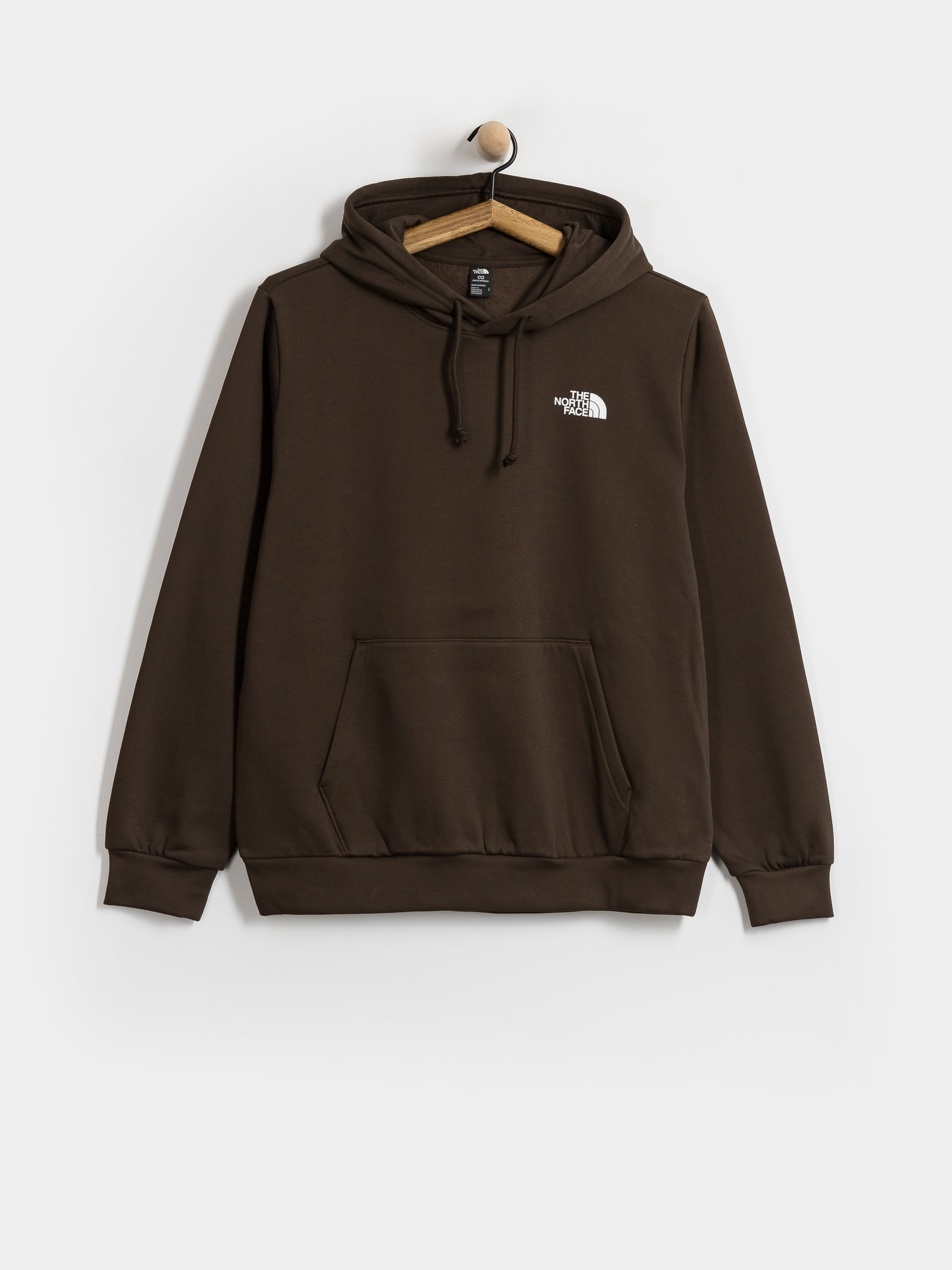 Hanorac cu glugă The North Face Evolution Box Nse Regular HD (dark chestnut)