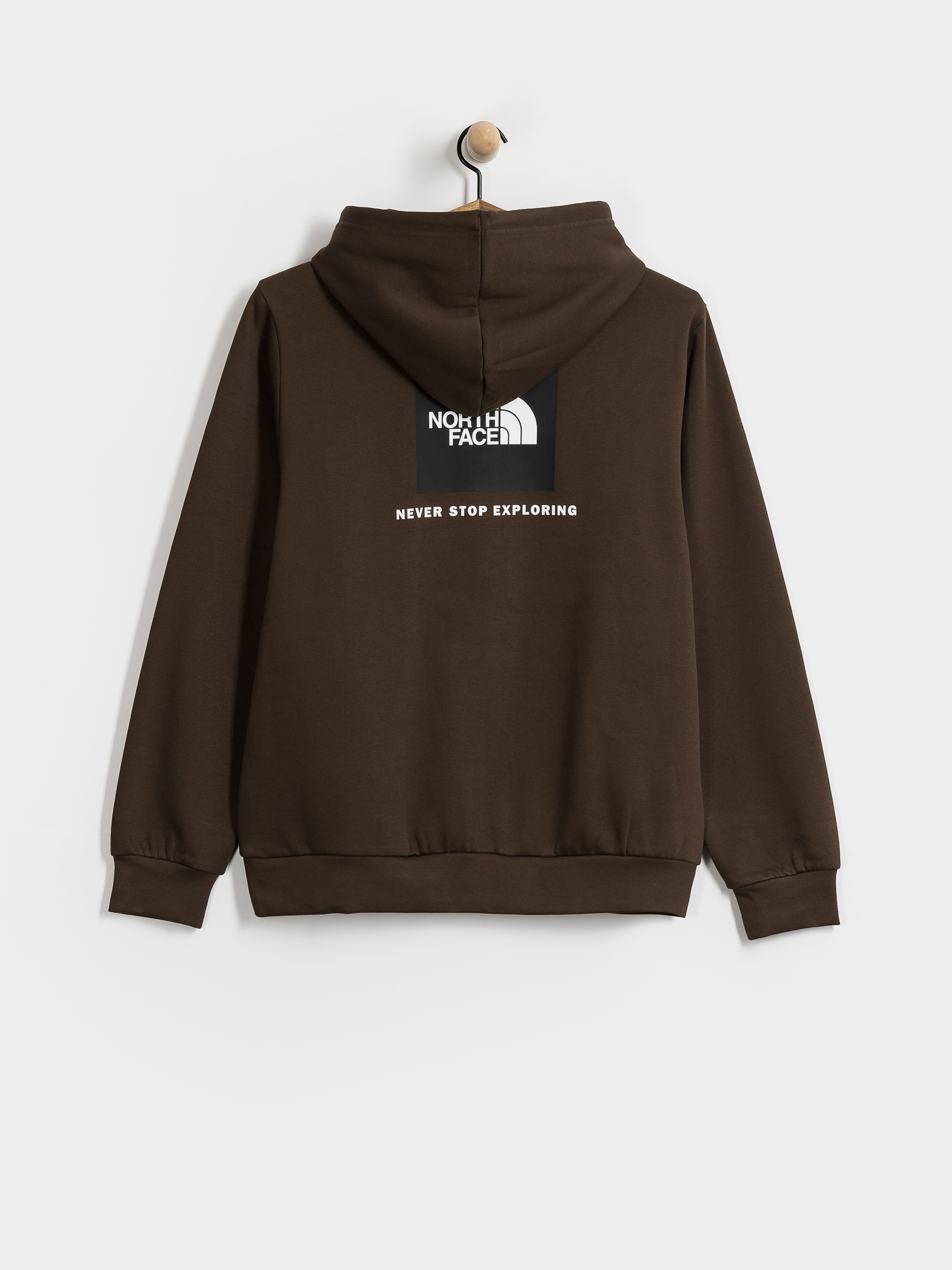 Hanorac cu glugă The North Face Evolution Box Nse Regular HD (dark chestnut)