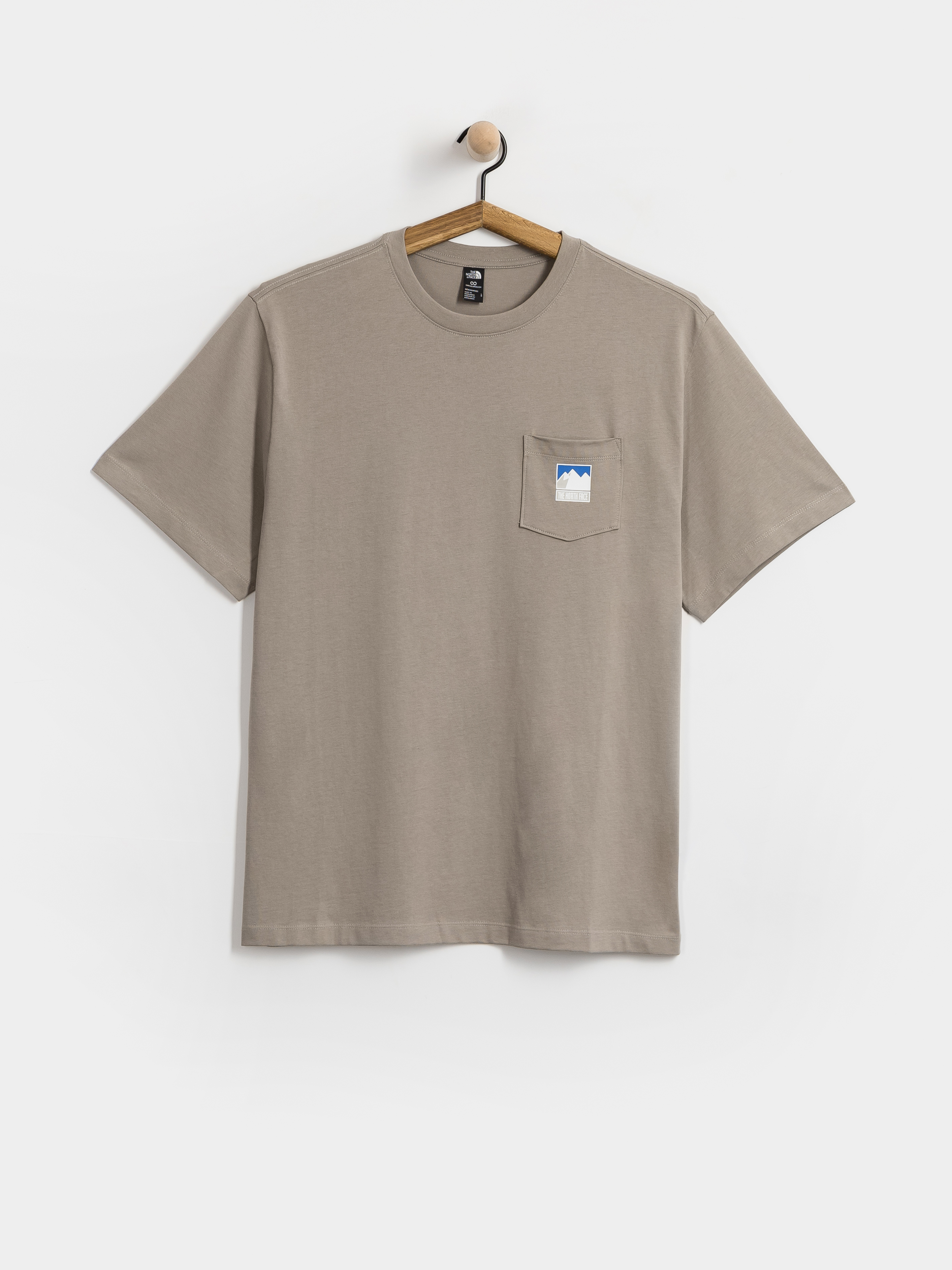 Tricou The North Face Mountain Logo Relaxed (stone slab)
