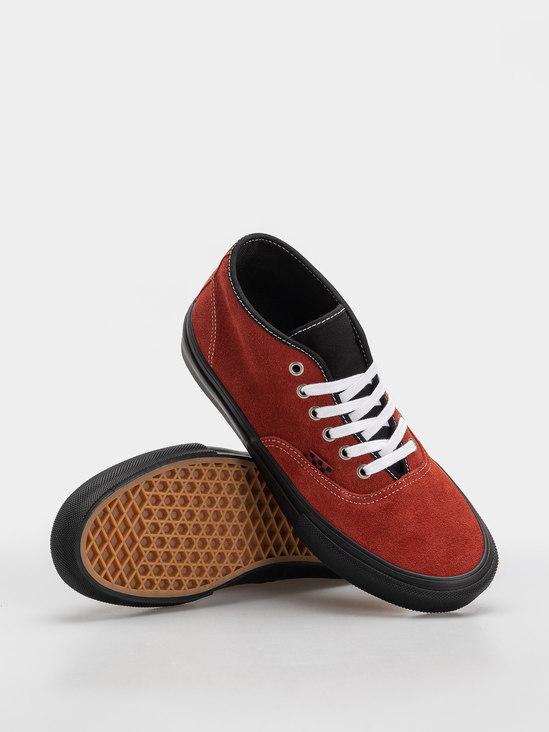 Pantofi Vans Skate Authentic Mid (poppy ember red)
