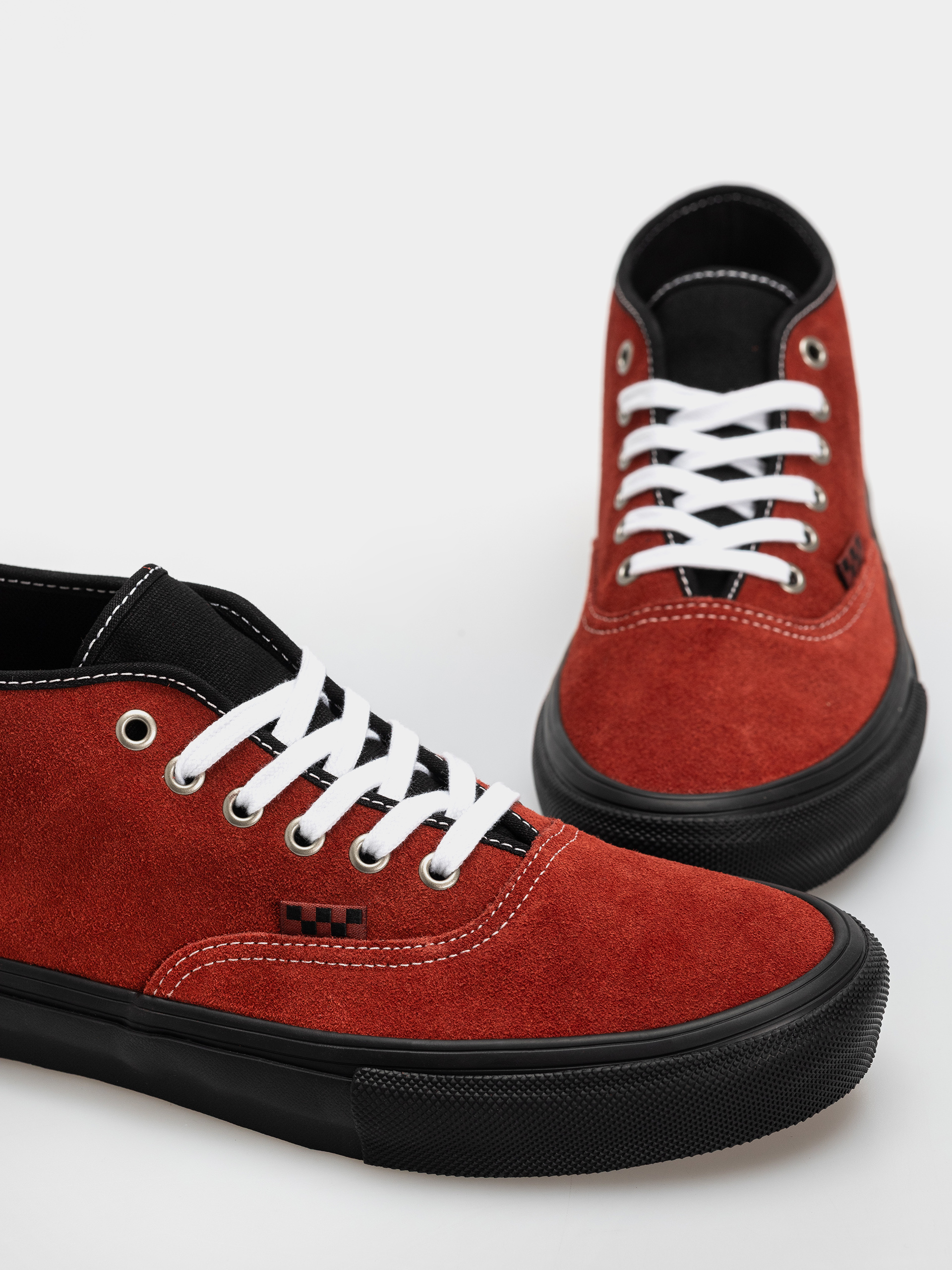 Pantofi Vans Skate Authentic Mid (poppy ember red)