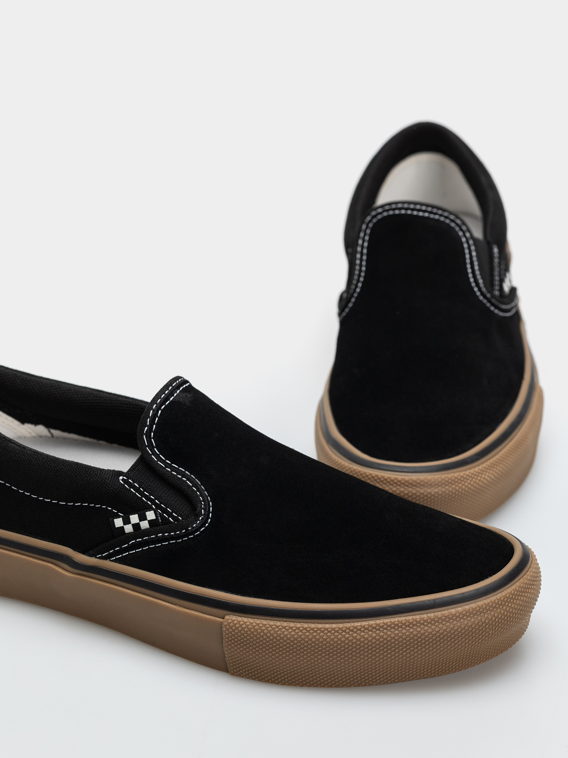 Pantofi Vans Skate Slip On (black/gum/white)